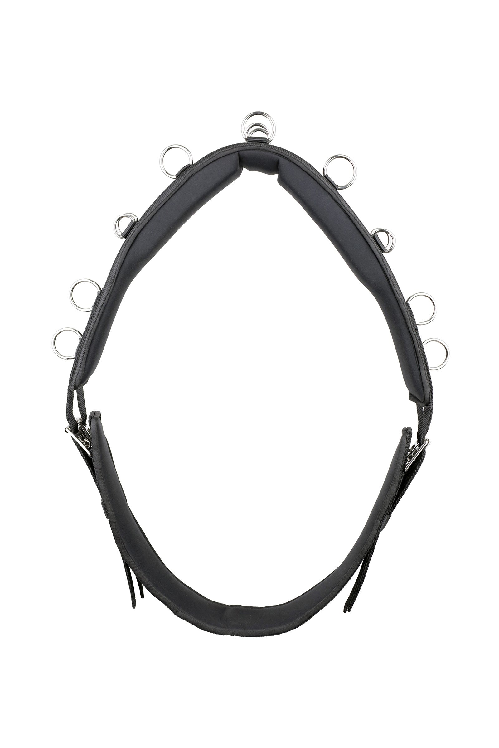 Ceinture De Longe Kieffer Essentials Circle - Noire - Taille Sang (Cheval) - Neuf