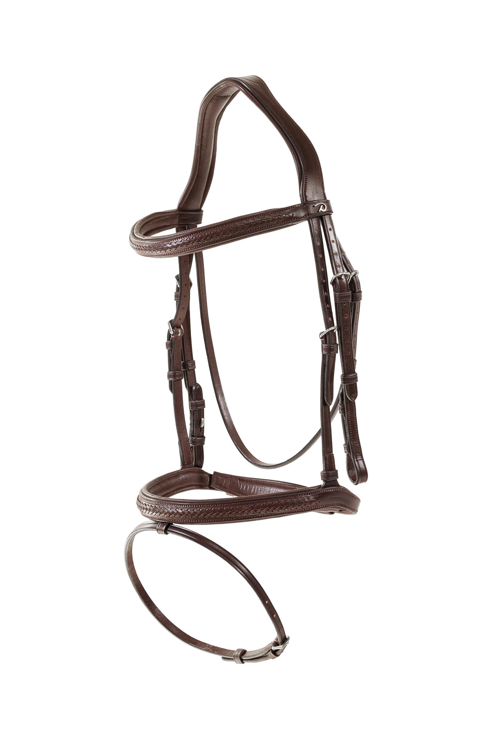 Bride snaffle flash roulée Finesse Cassidy, taille réelle, neuve avec Bride snaffle flash roulée Finesse Cassidy, taille réelle, neuve avec