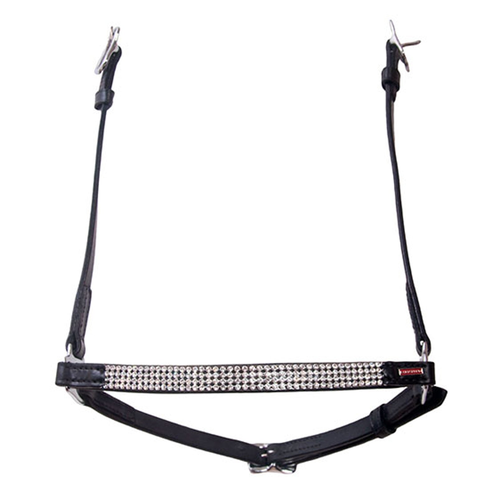 Karlslund Hannoveranischer Reithalfter mit vier Reihen Kristalle Trensenzäume & Zügel