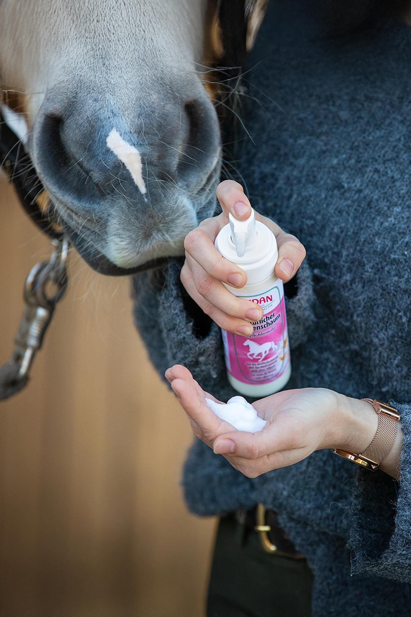 Zedan Natural Mane Foam, 200ml Horse Health Care