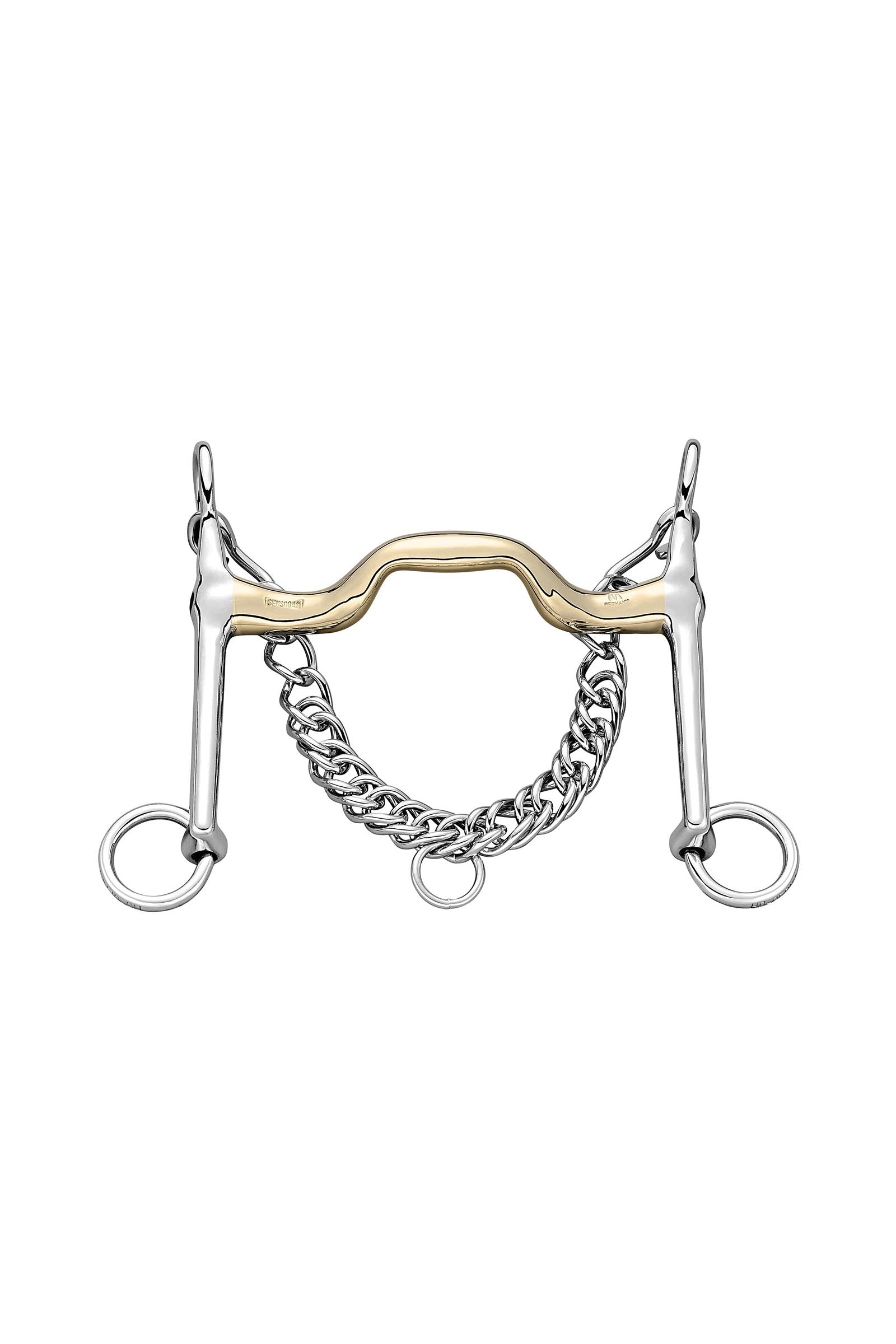 Sprenger KK Dressurkandare, Stange mit Zungenfreiheit, 18 mm, Sensogan Gebisse