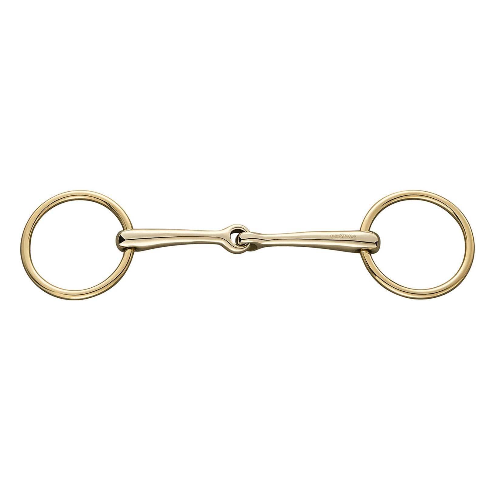 Sprenger Unterlegtrense*12mm mit Aurigan-Ringen Gebisse