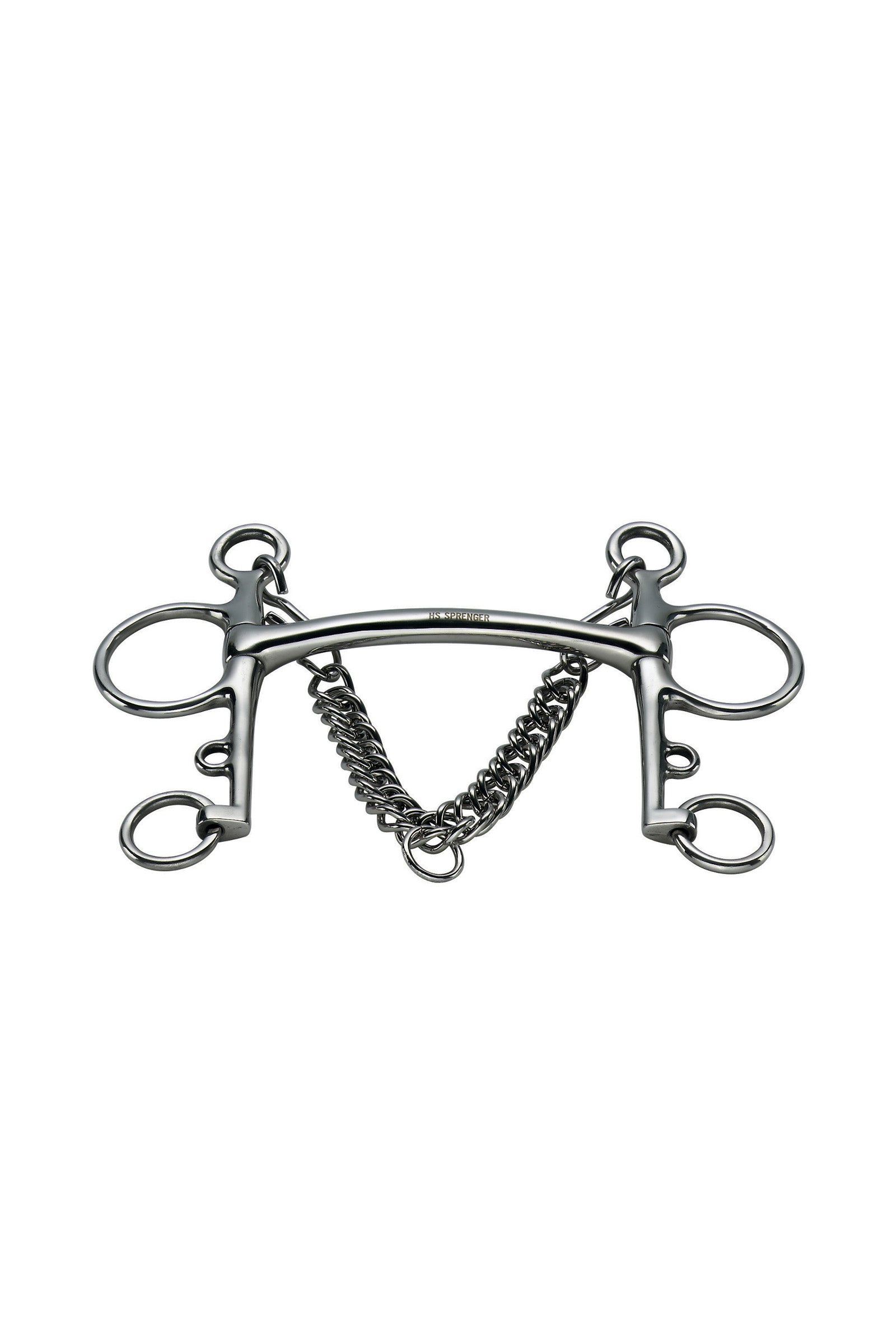 Sprenger Pelham, Stangengebiss, gebogen, Edelstahl Gebisse