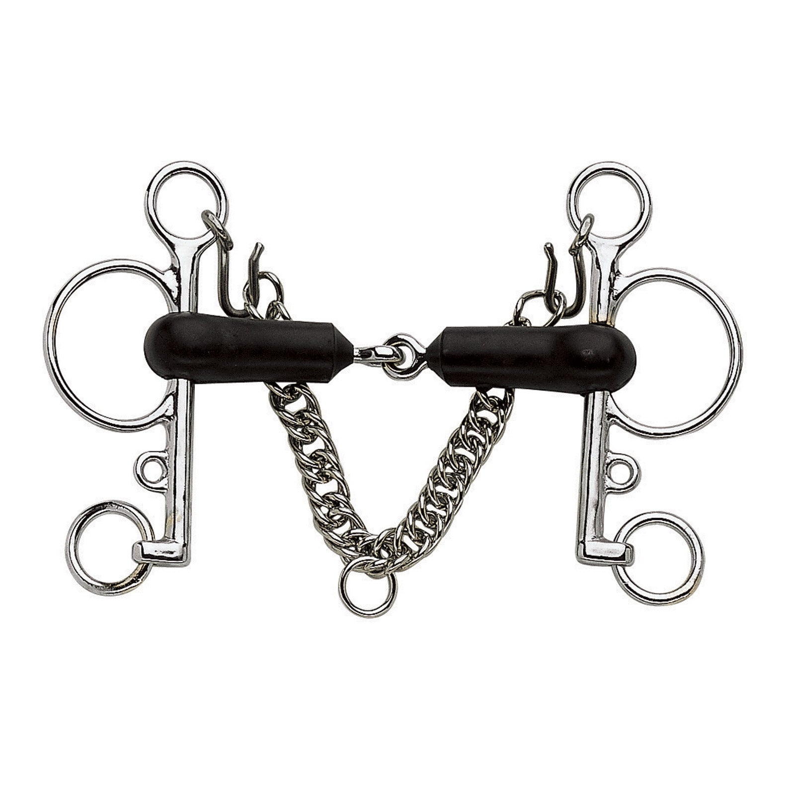 Sprenger Spenger Pelham, einfach gebrochen, Gummi Gebisse