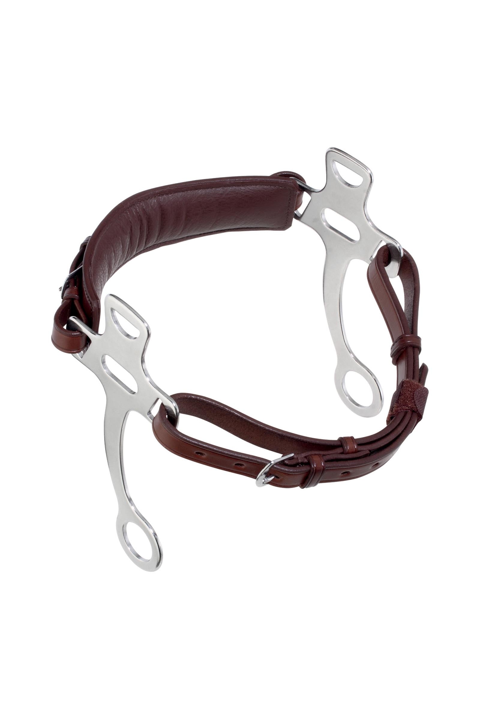 Sprenger Pony Hackamore W. Leather Curb Strap, Stainless. St. Cheeks 19cm Horse Bits