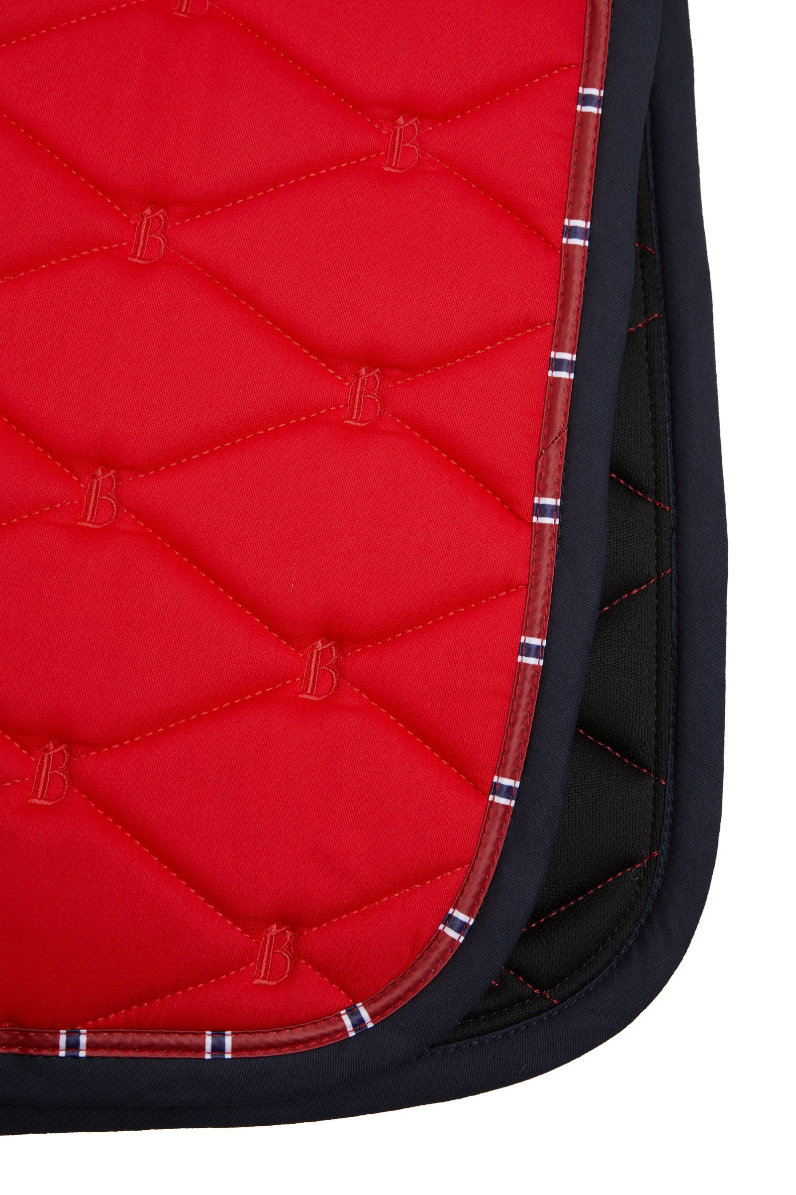 B Vertigo Amory All Purpose Saddle Pad with Monogram Embroidery Saddle Pads