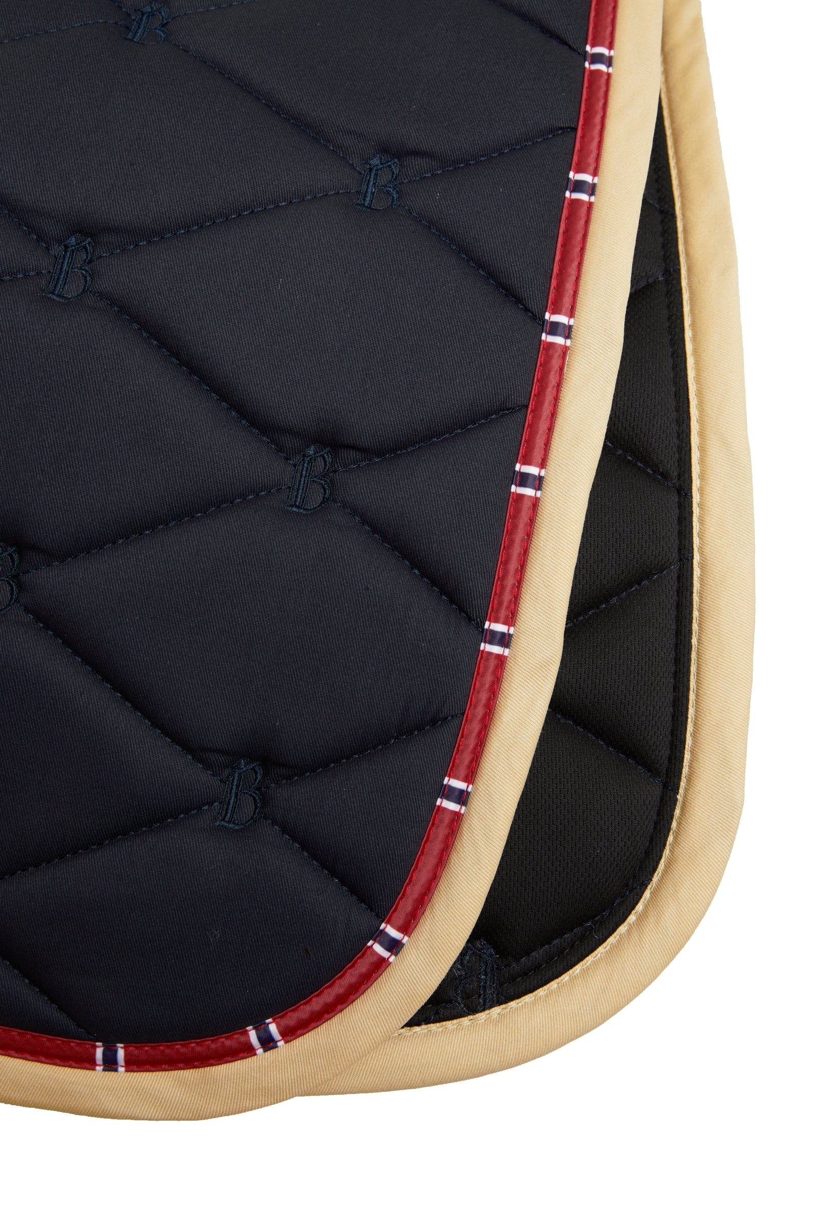 B Vertigo Amory All Purpose Saddle Pad with Monogram Embroidery Saddle Pads