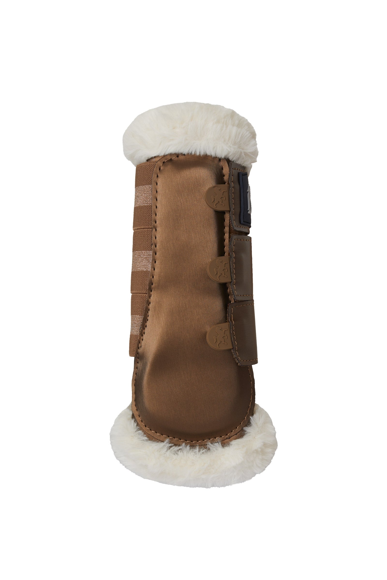 B Vertigo Drew Brushing Boots wit Faux Fur Lining Leg Protection & Hoof Protection for Horses