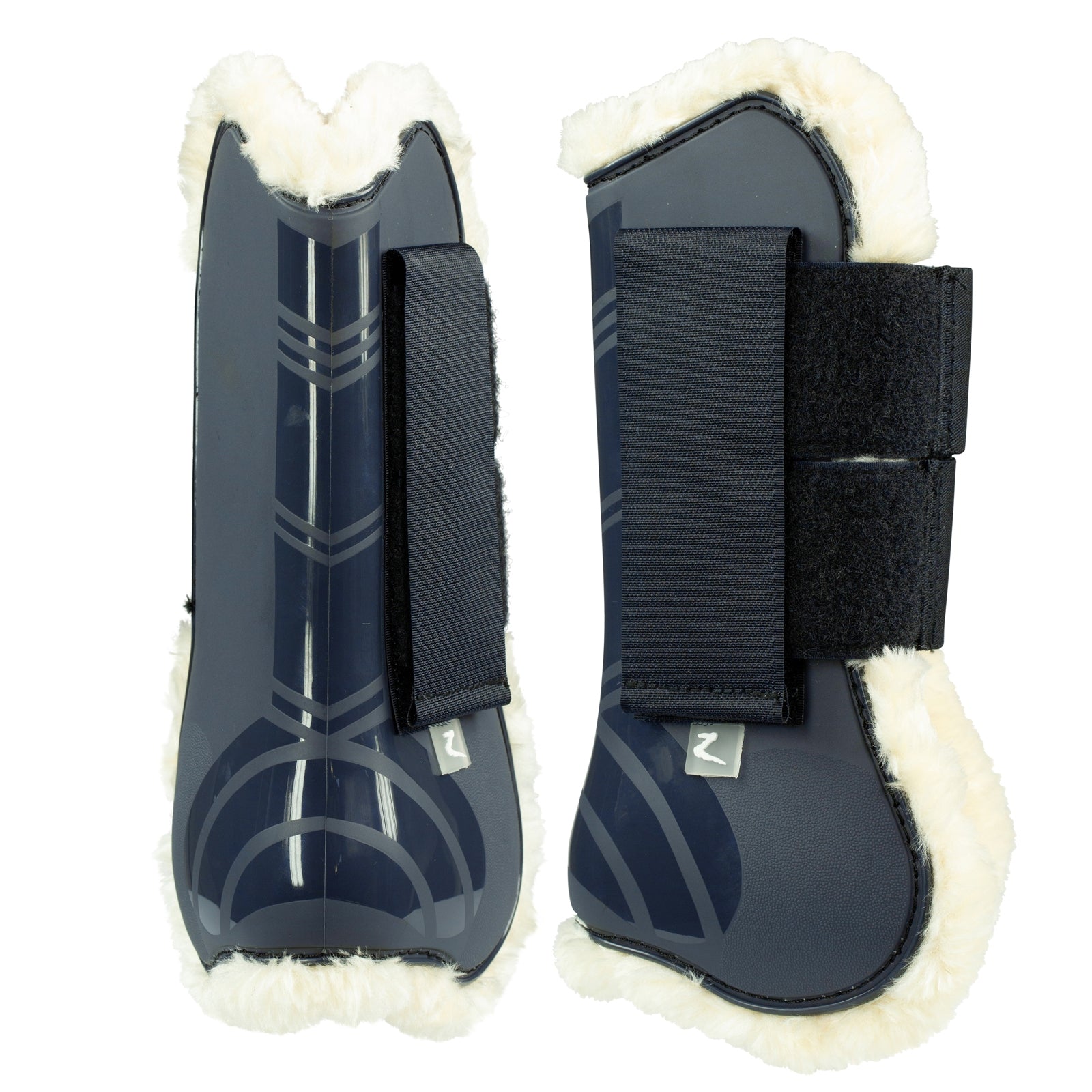 Horze Caliber Gamaschen mit Kunstfellfutter Leg Protection & Hoof Protection for Horses