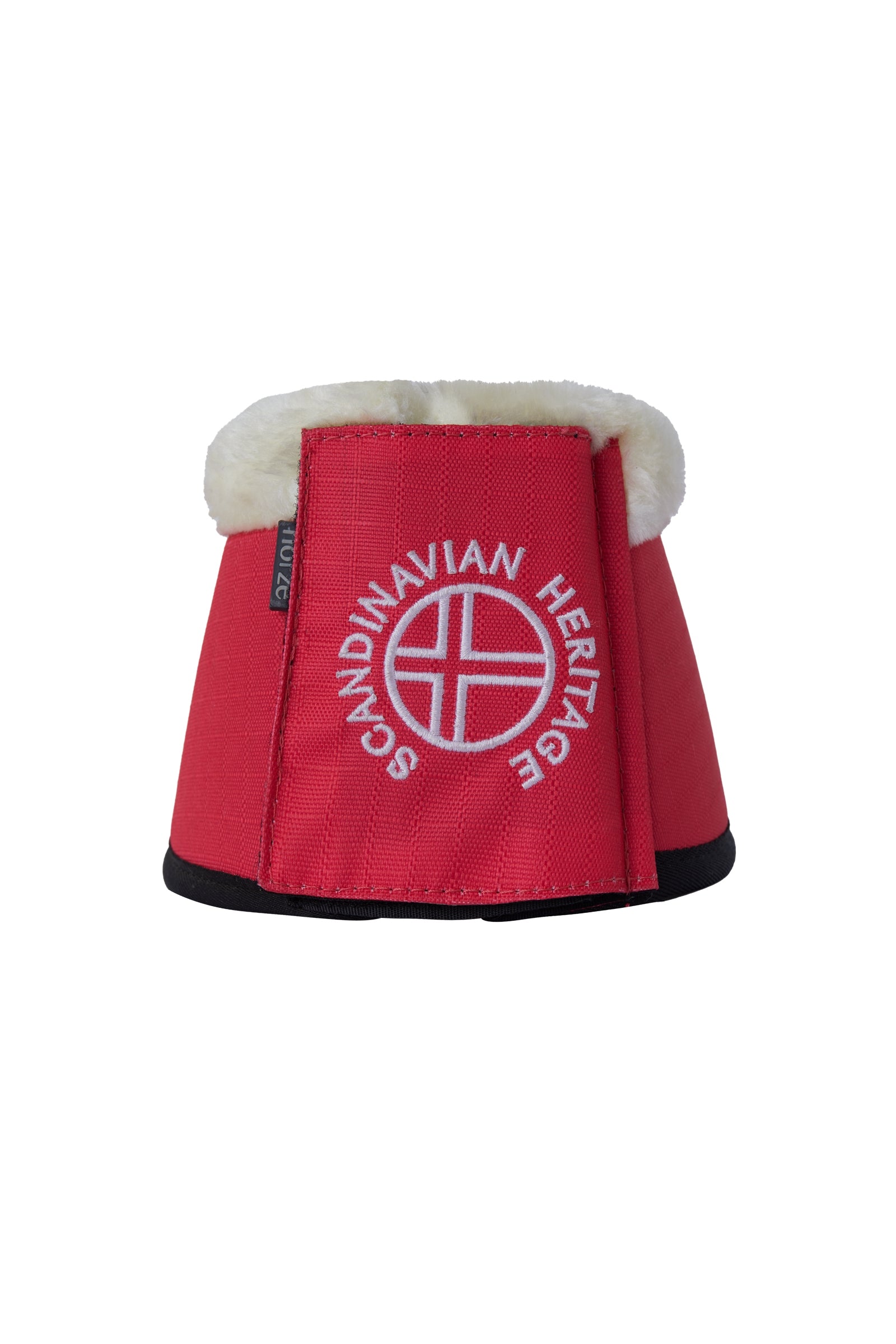 Horze Oslo Faux Fur Bell Boots Leg Protection & Hoof Protection for Horses