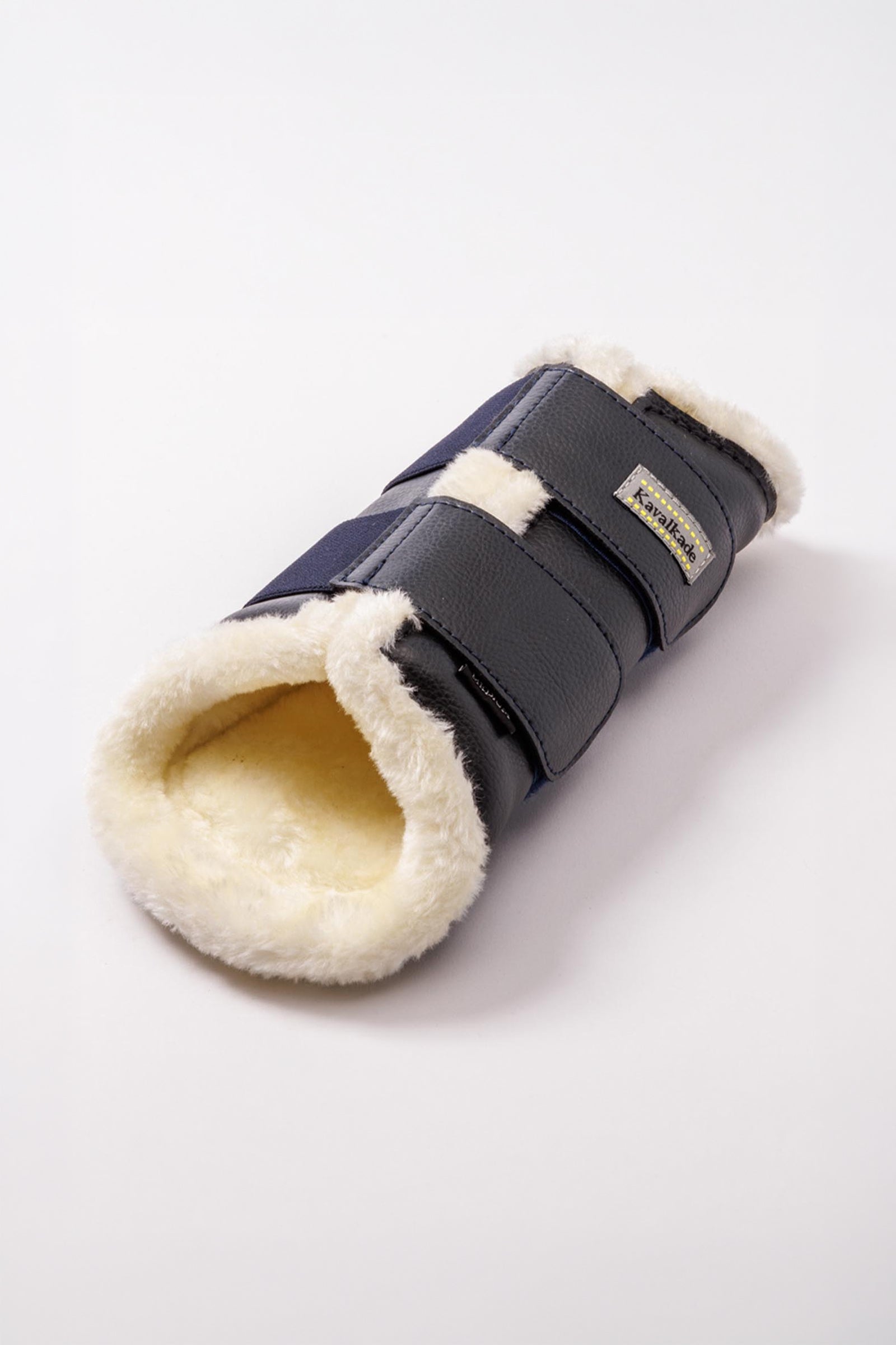 Kavalkade Anatomic Synthetic Leather Boots With Faux Fur Leg Protection & Hoof Protection for Horses