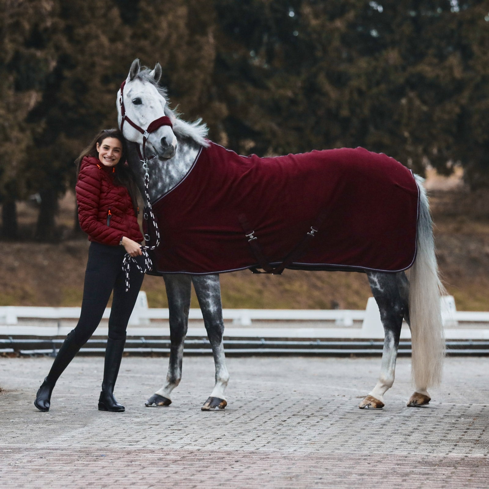 Horze Kiel Halter with Fleece Halters & Leads
