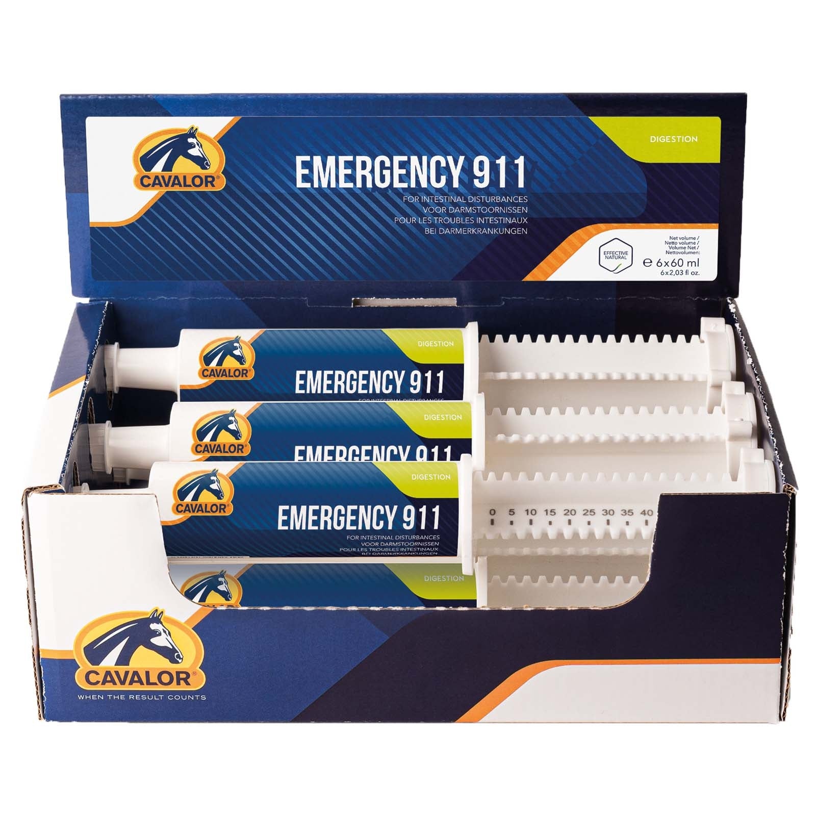 Cavalor Emergency 911 Box Paste, Verdauung, 6x60ml Horse Feed & Nutrition