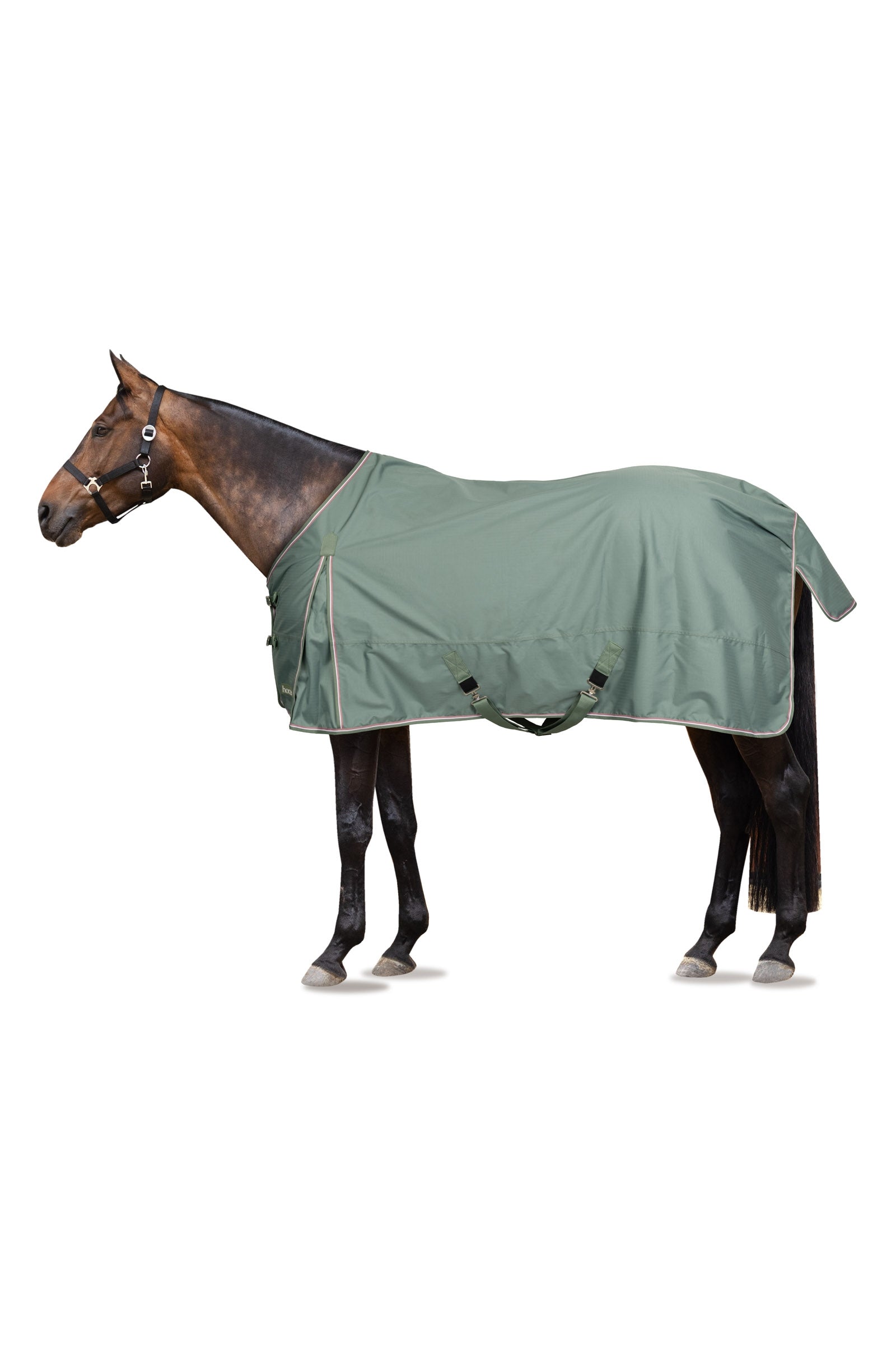 Horze Glasgow Weidedecke mit Fleece-Futter und reflektierenden Akzenten, 0g Pferdedecken