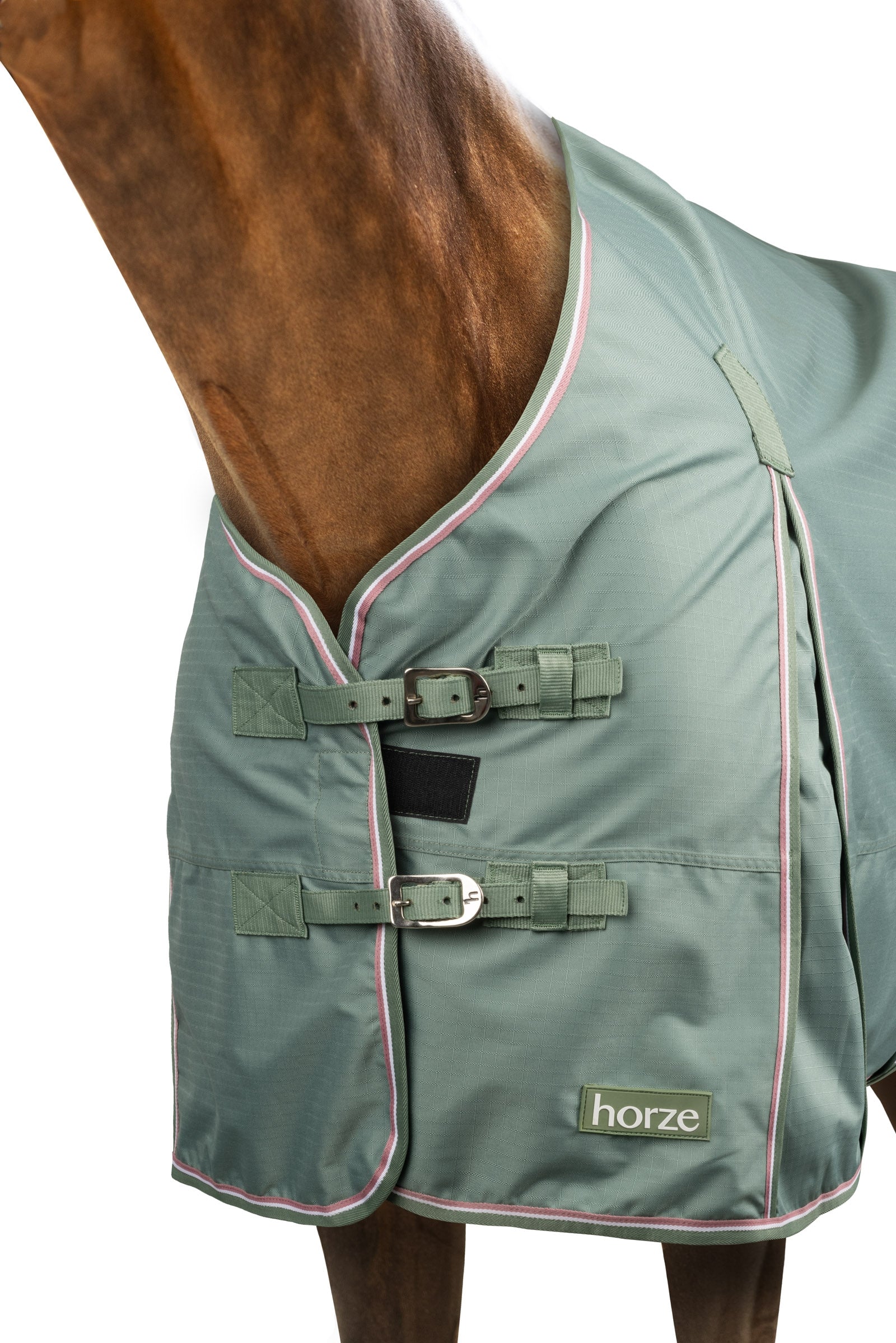 Horze Glasgow Turnout Rug with Fleece Lining and Reflective Accents, 0g Horse Rugs