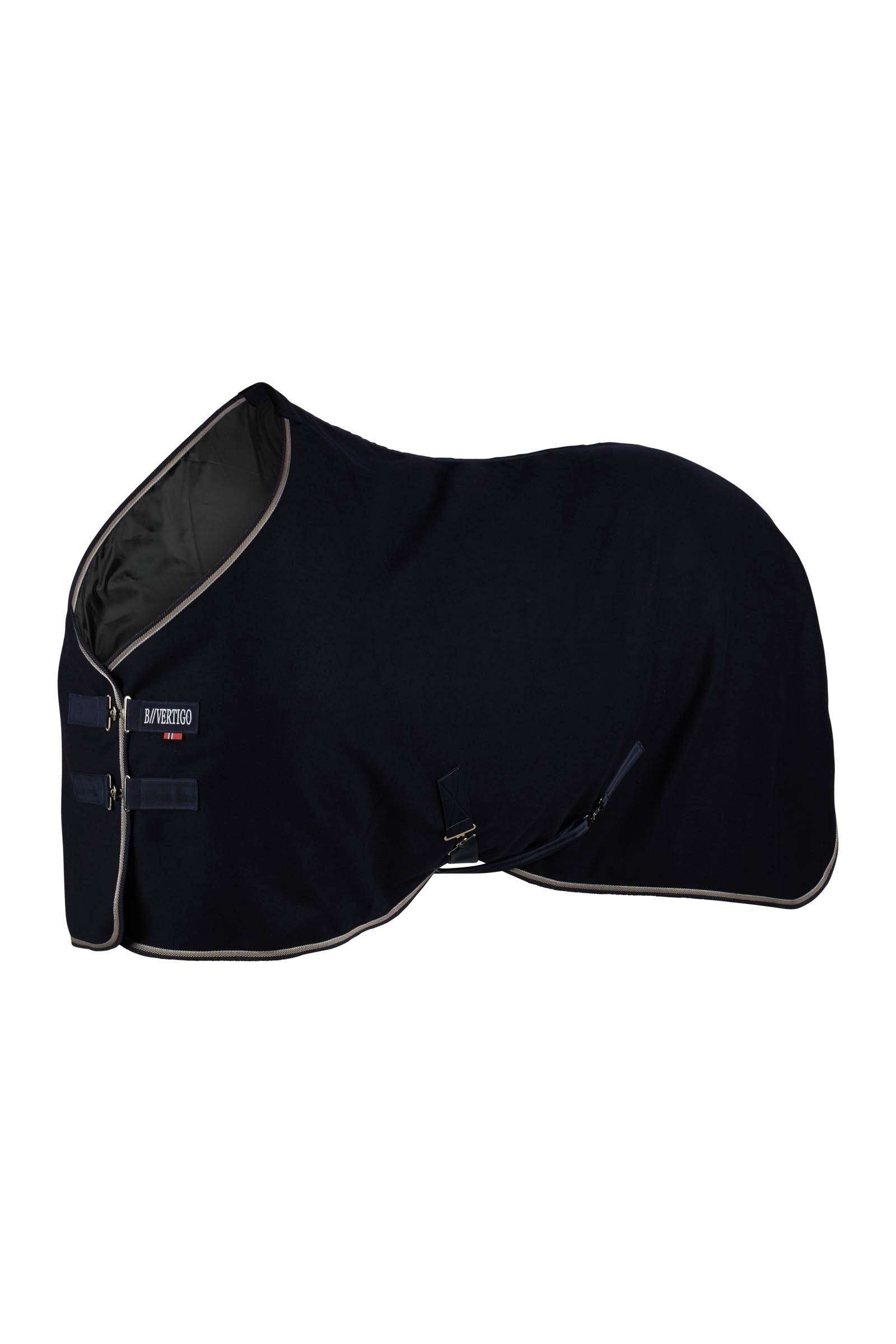 B Vertigo Arendal Wolldecke mit goldenem Streifen Pferdedecken