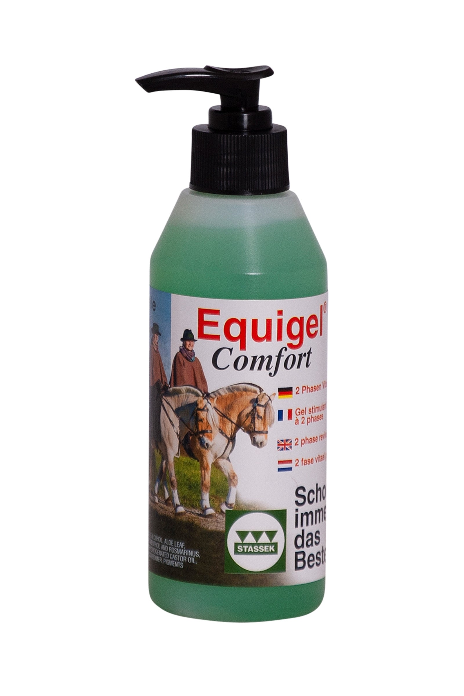 Stassek Equigel Comfort kühlend und beruhigend mit Aloe Vera, 250 ml Pflege