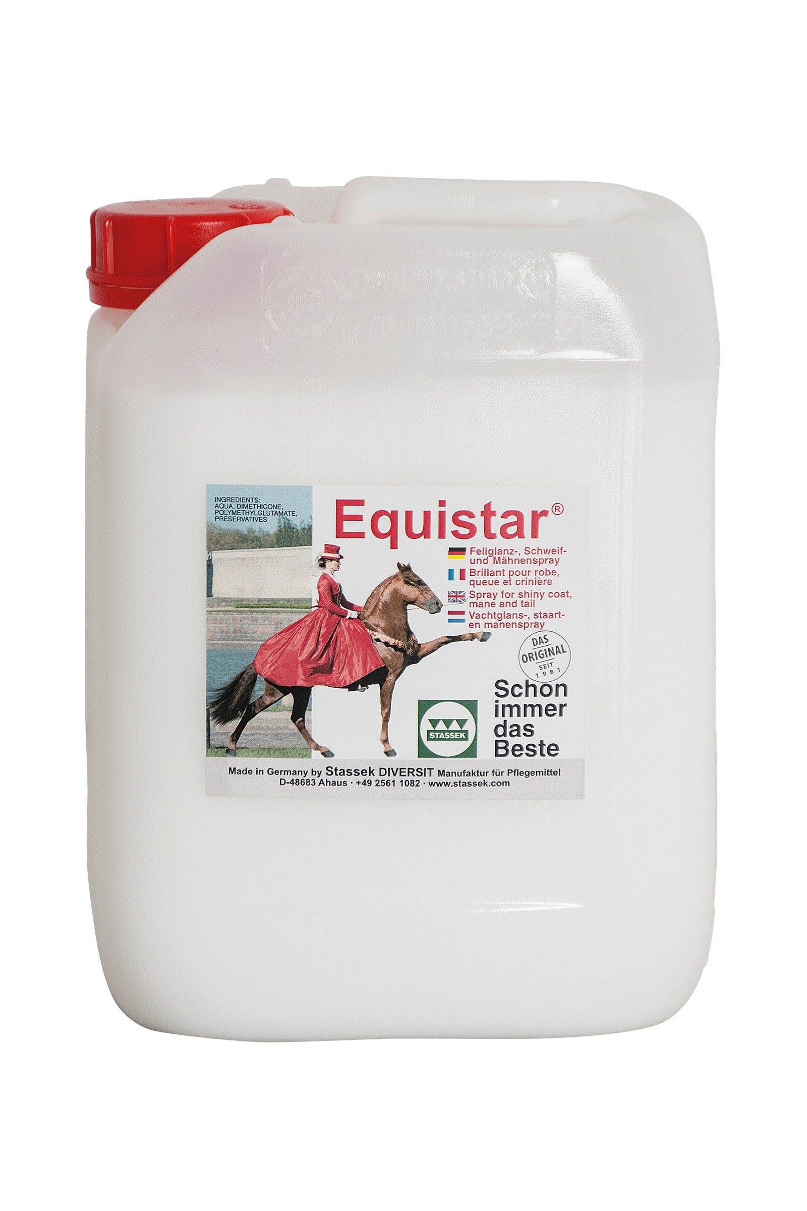 Stassek Equistar Mähnenspray Nachfüllkanister, 2 Liter Pflege