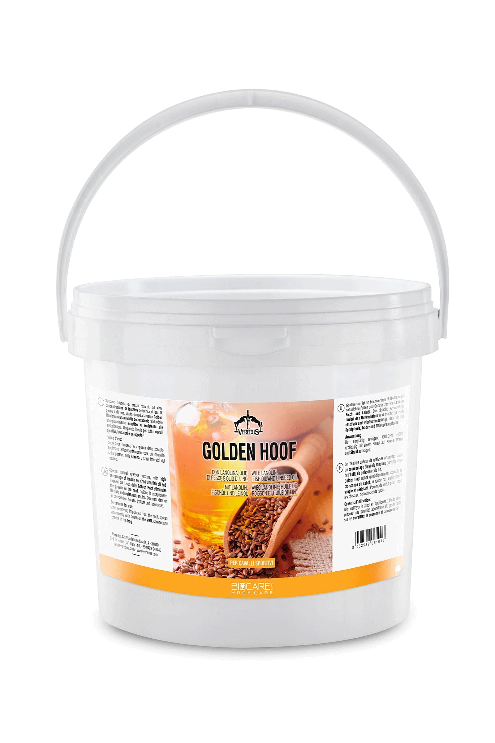 Veredus veredus Golden Hufbalsam, 5000 ml Pflege