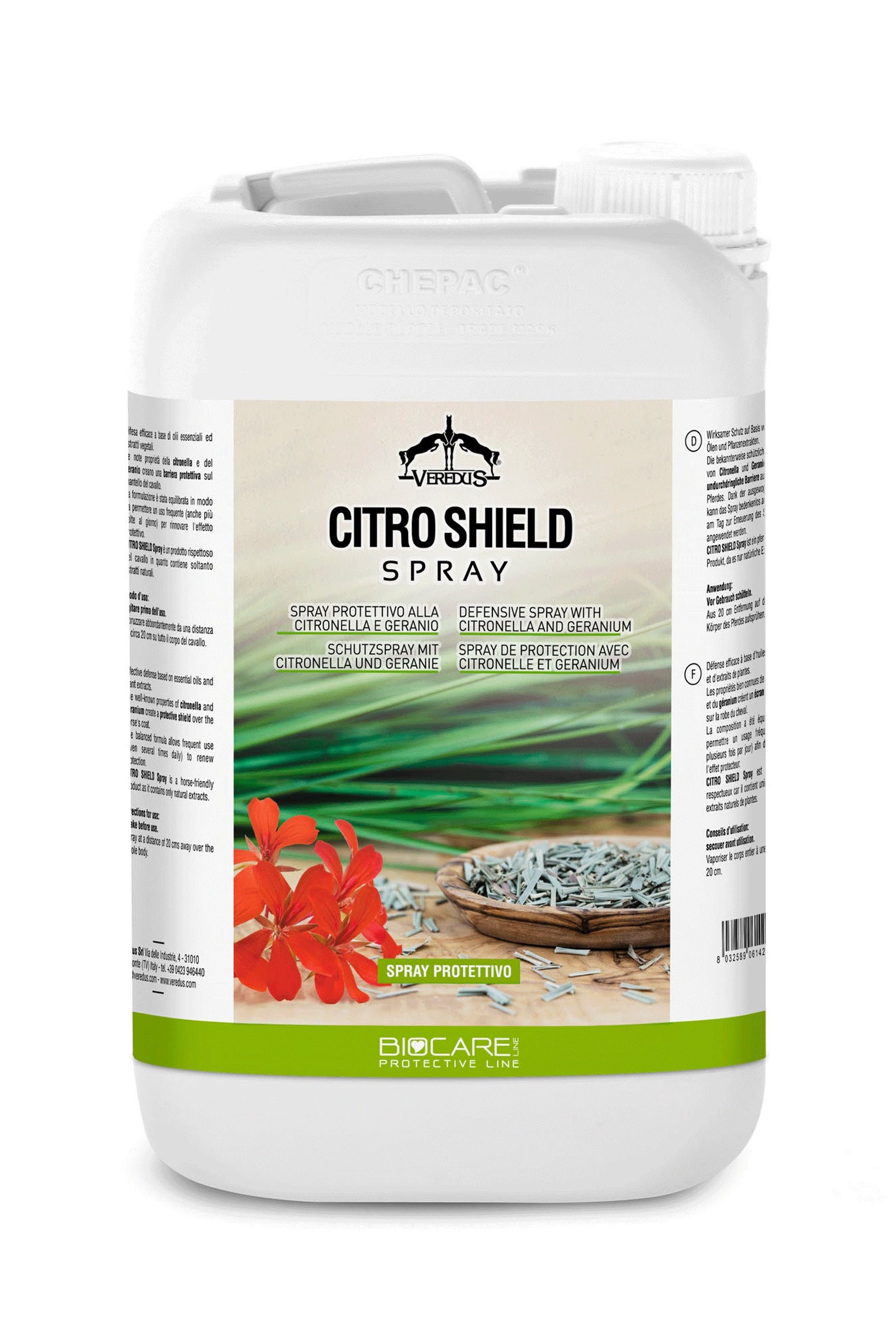 Veredus Citro Shield Insektenschutzspray, 3000 ml Fliegenschutz