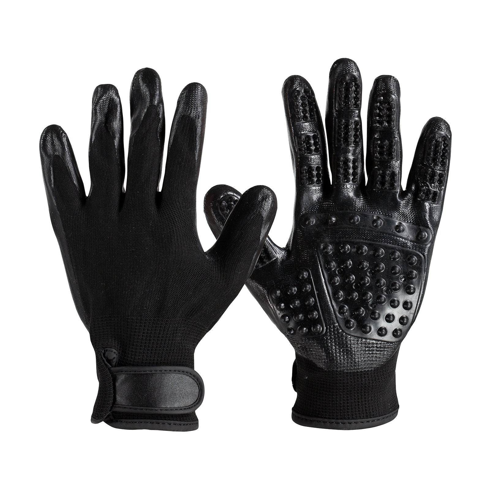 Horze Super Touch Fellpflegehandschuhe Pferde Putzzeug
