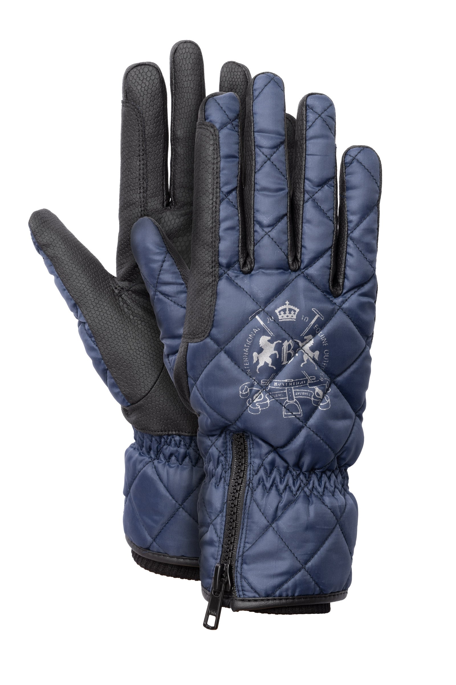 B Vertigo Onyx Waterproof Padded Riding Gloves Riding Gloves