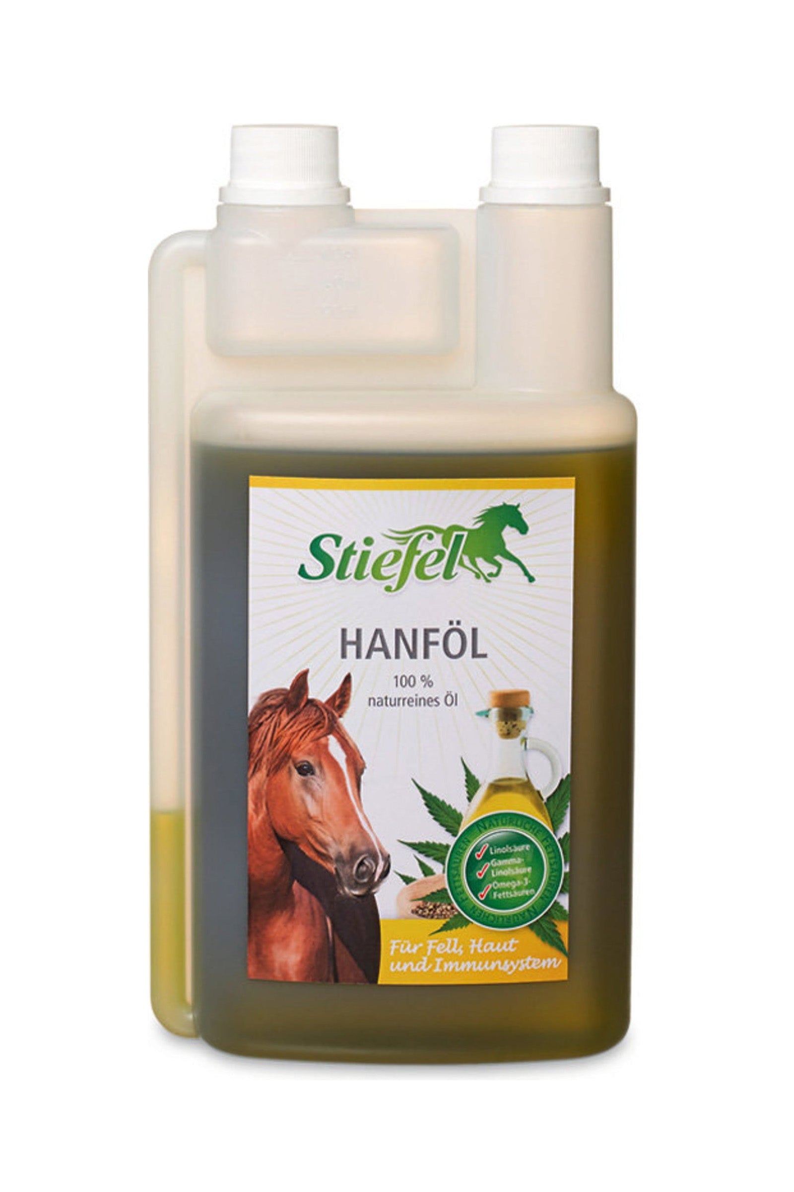 Stiefel 100% natürliches Hanföl, 1l Horse Feed & Nutrition