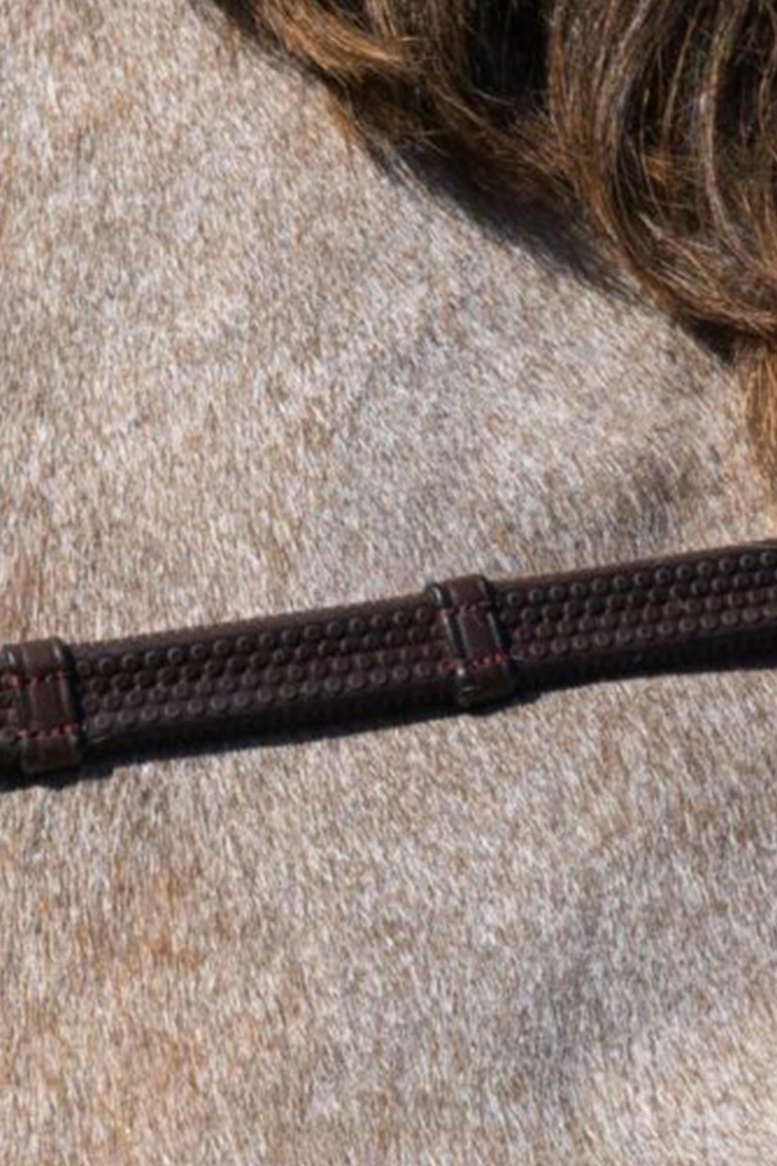 Dy'on Working 1/2 Rubber Reins With 7 Leather Loops Bridles & Reins