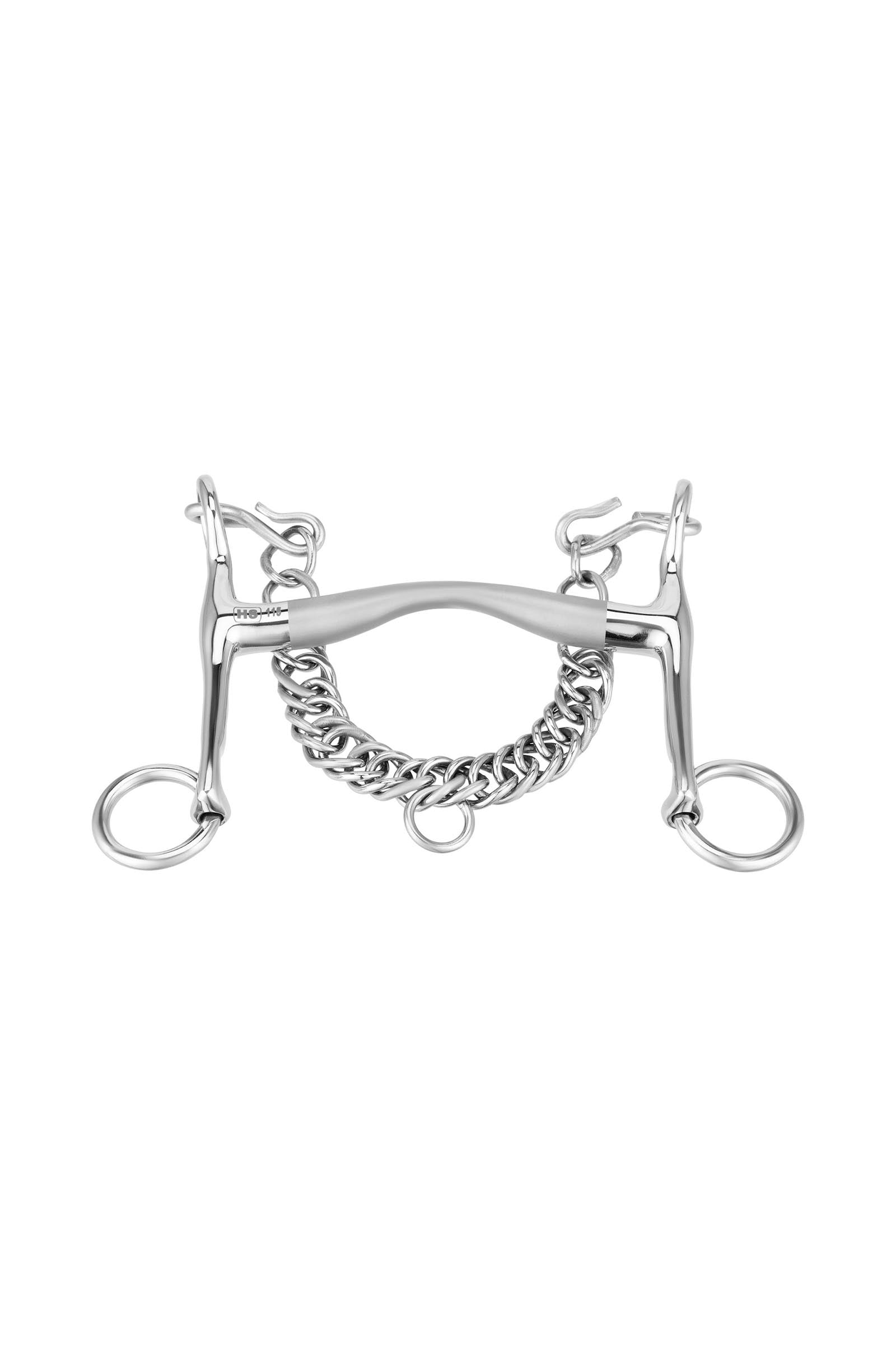 Sprenger Satinox Kandare, 14 mm, 5 cm Anzüge, Edelstahl Gebisse