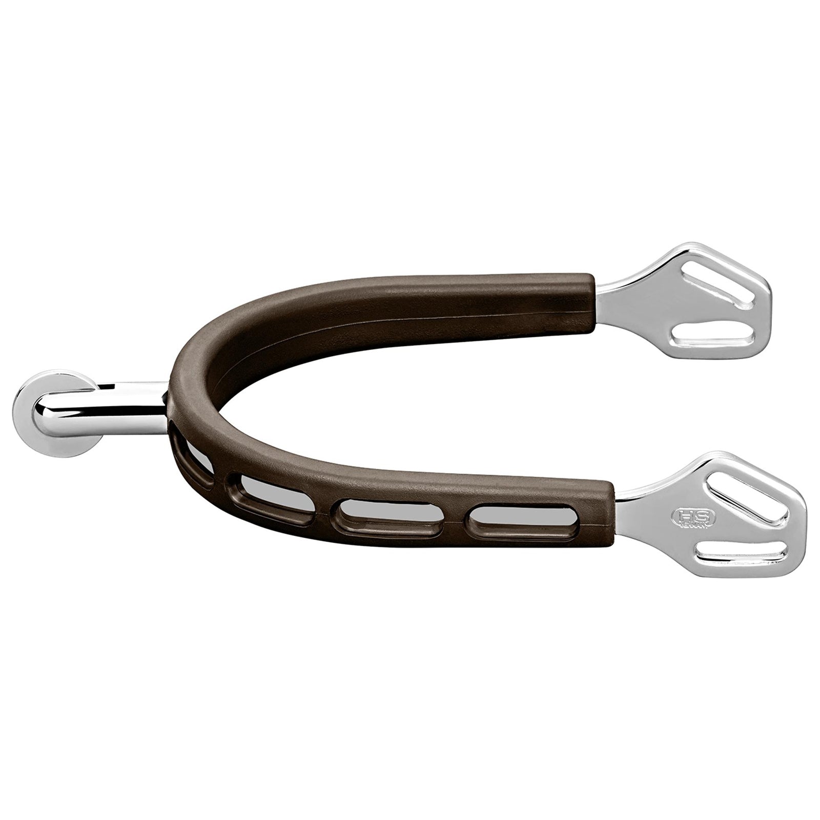 Sprenger Ultra Fit Brown Grip Sporen, mit Sporenrad #6 Gerten & Peitschen