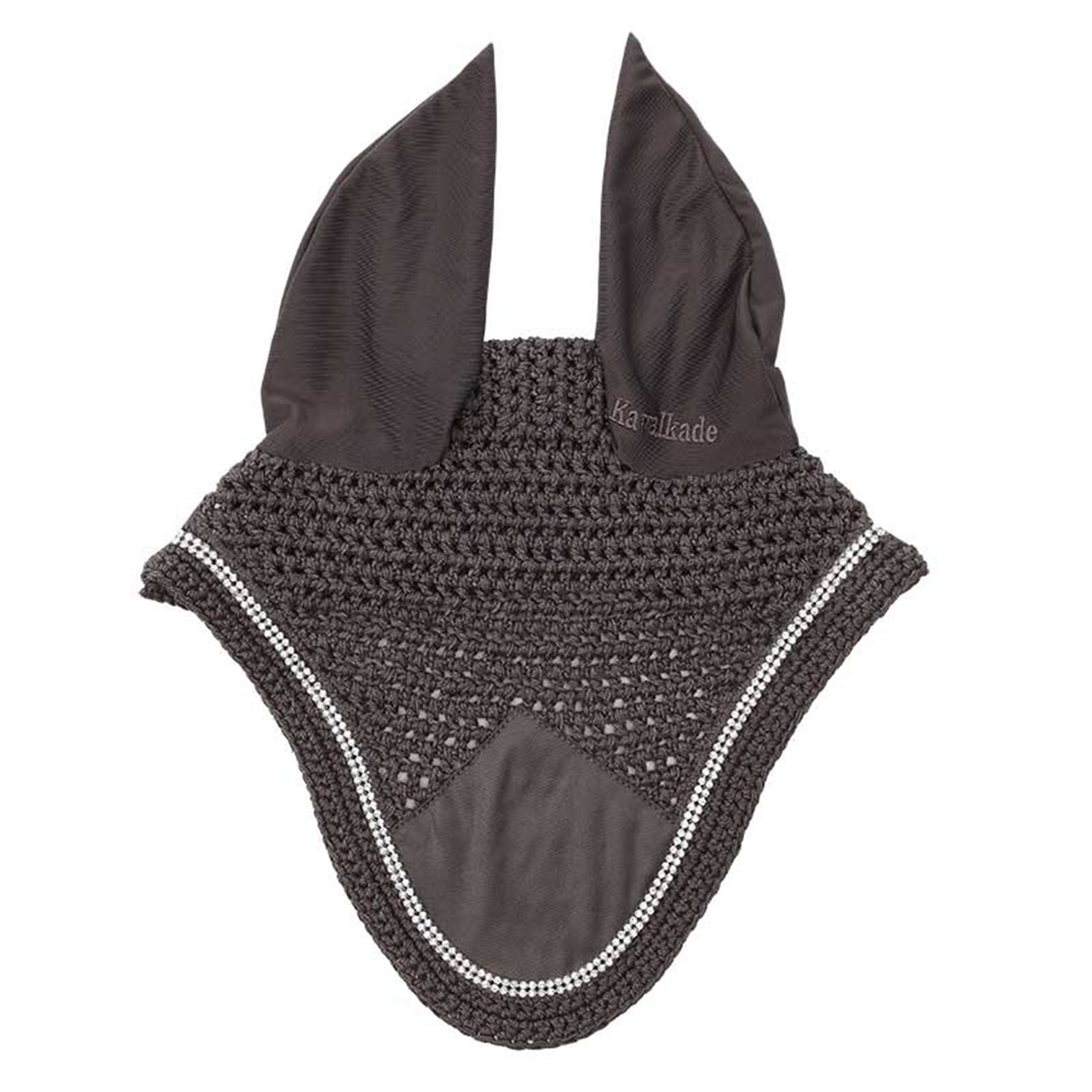 Kavalkade Fliegenhaube mit Strasssteinen Schabracken