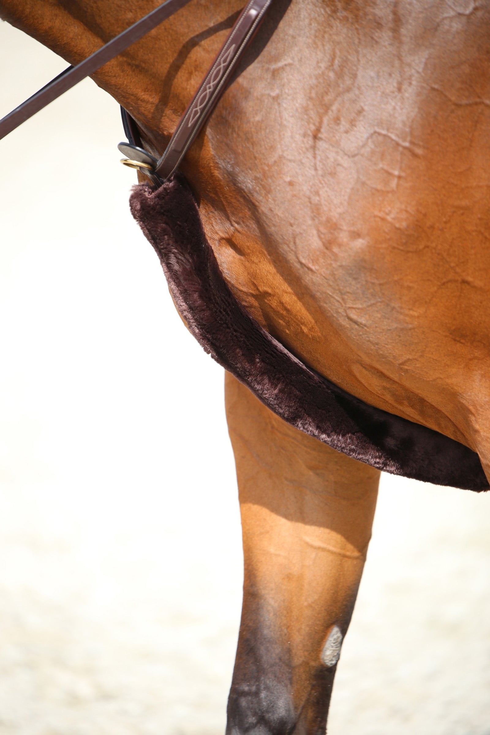 Kentucky Horsewear Lammfell Brustriemen-Schutz Trensenzäume & Zügel