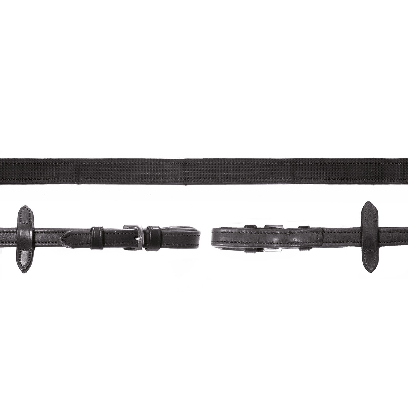 Schockemöhle Sports Schockmöhle Sports Durasoft Leder Grip Zügel, Nylon, gummiert Trensenzäume & Zügel