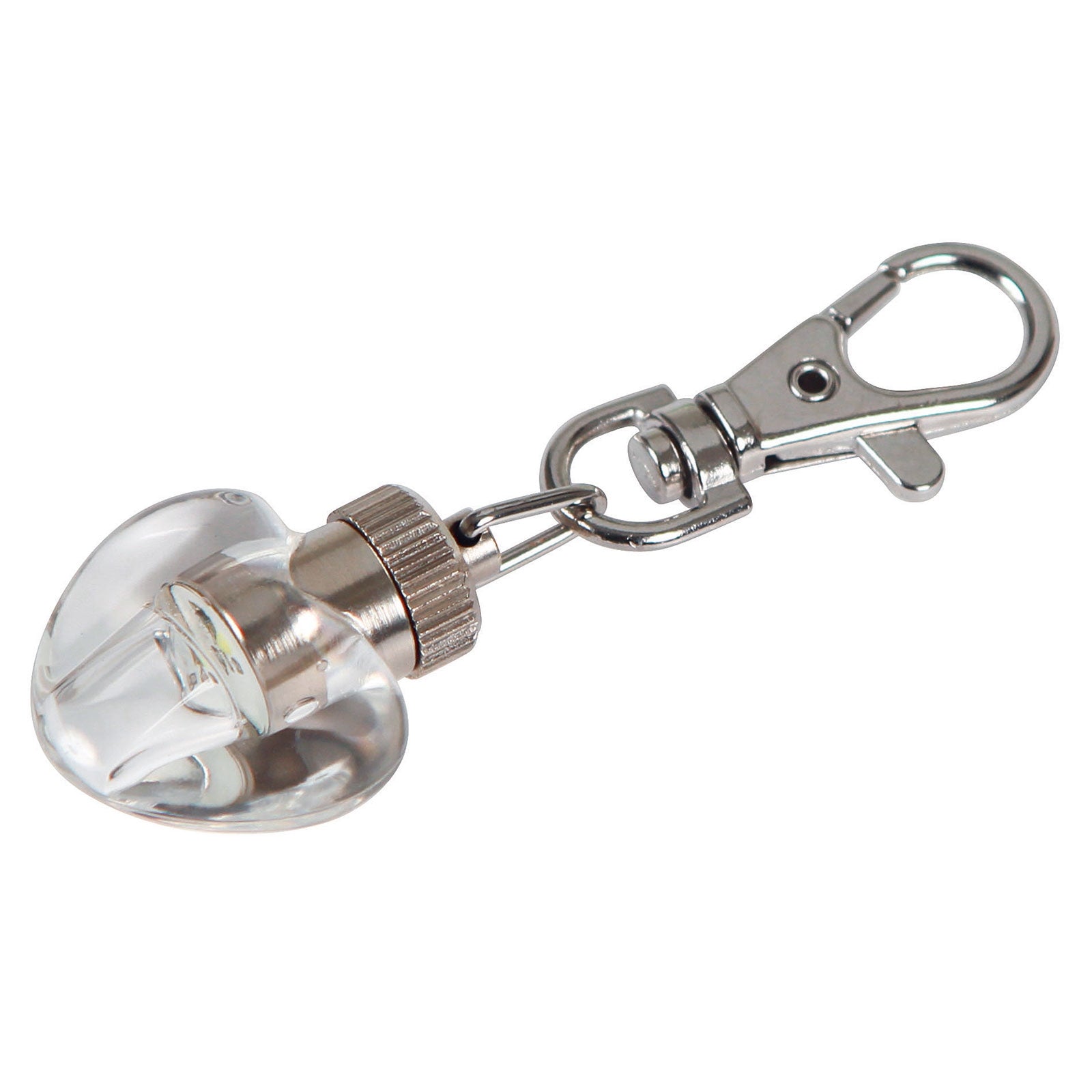 Kerbl Maxi Safe Herz-Leuchtanhänger LED, klar, 3 x 2,5 cm Hund