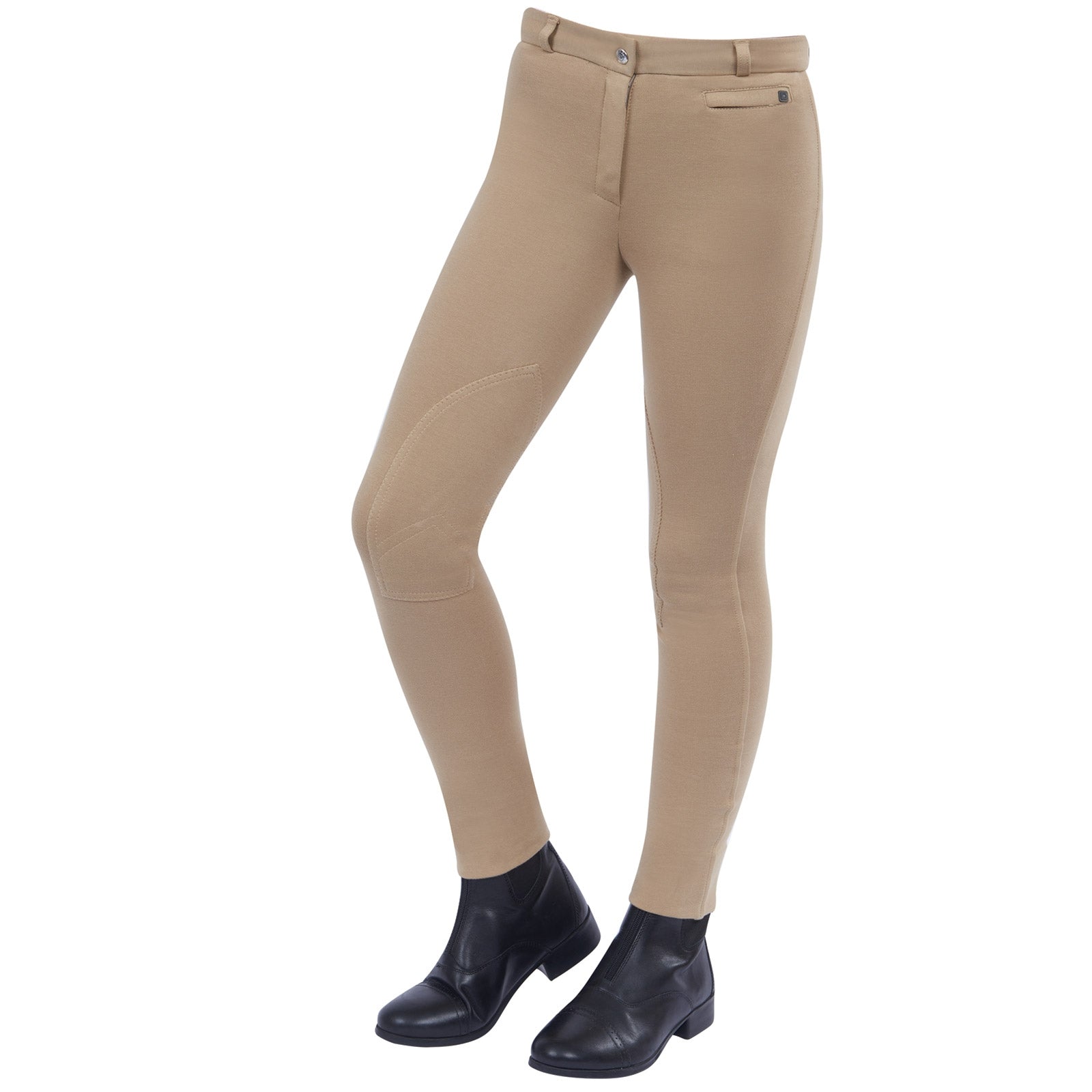 Dublin Supa-fit Zip Up Knee Patch Jodhpurs, Junior Kids Apparel