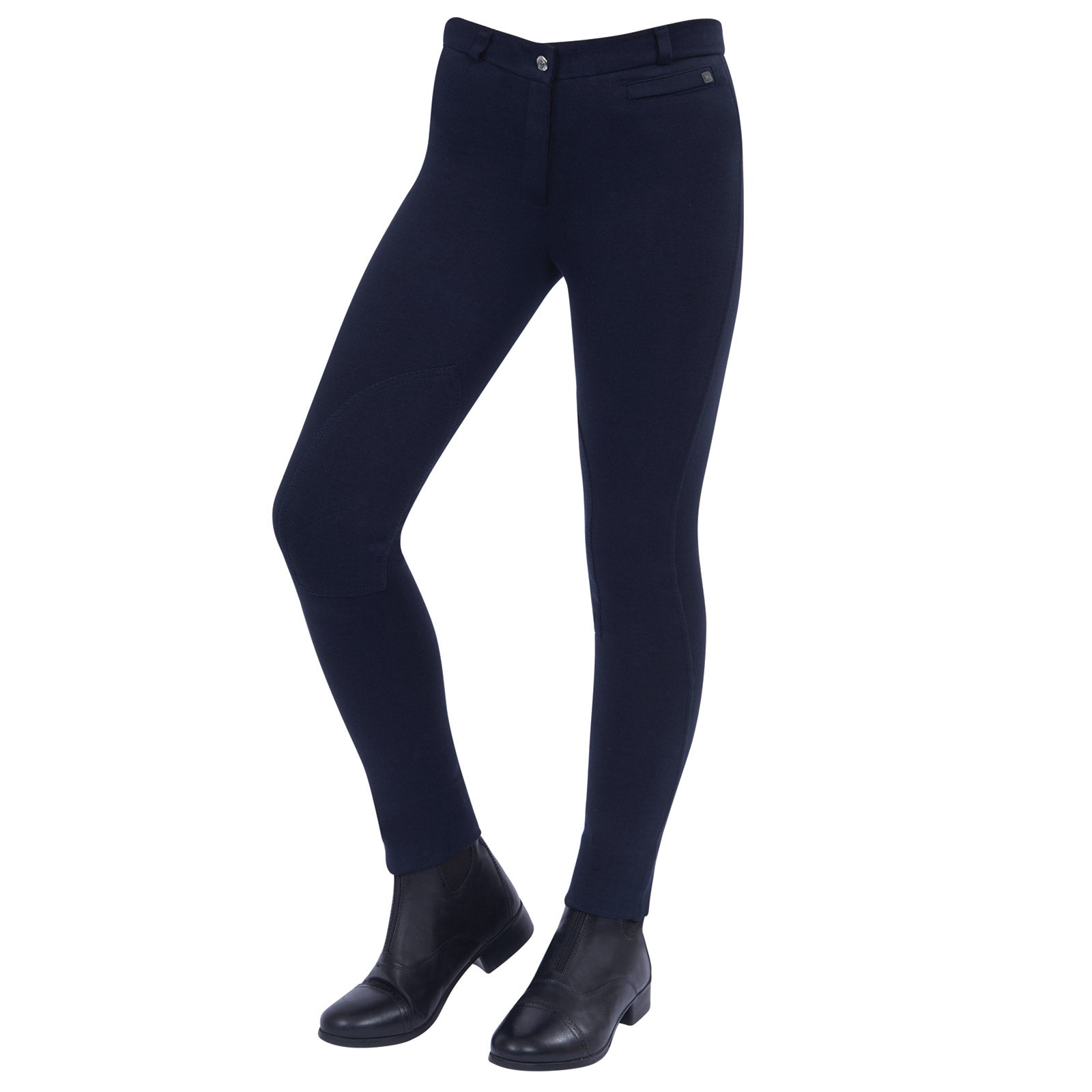 Dublin Supa-Fit Jodhpur Reißverschluss-Reithose mit Kniebesatz, Junior Kinder Reitbekleidung