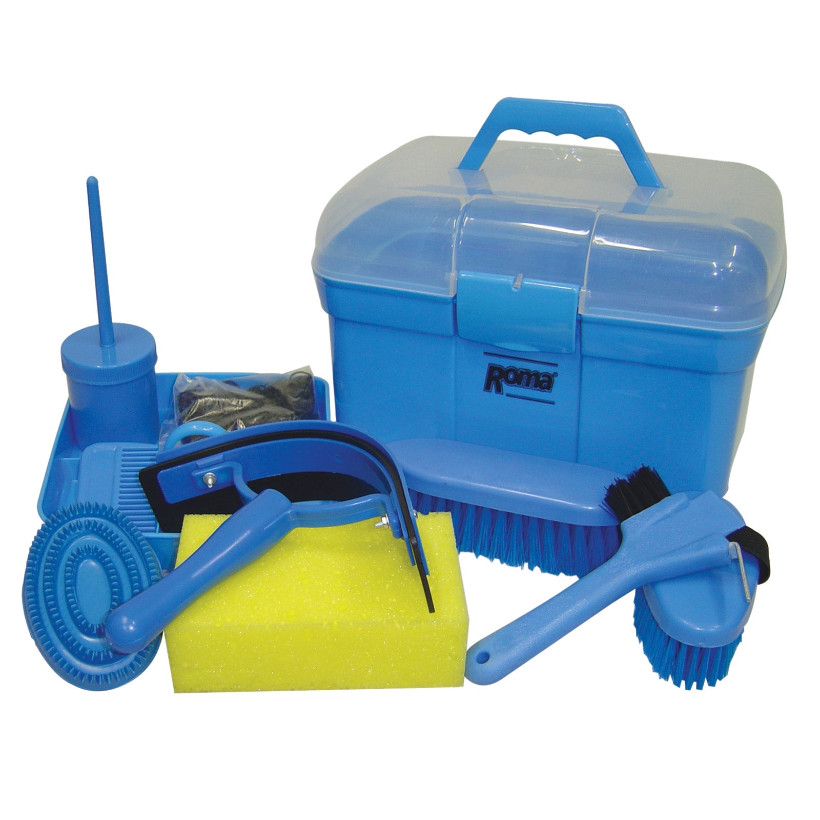 Roma Ultimate 10-teiliges Pflegeset Pferde Putzzeug