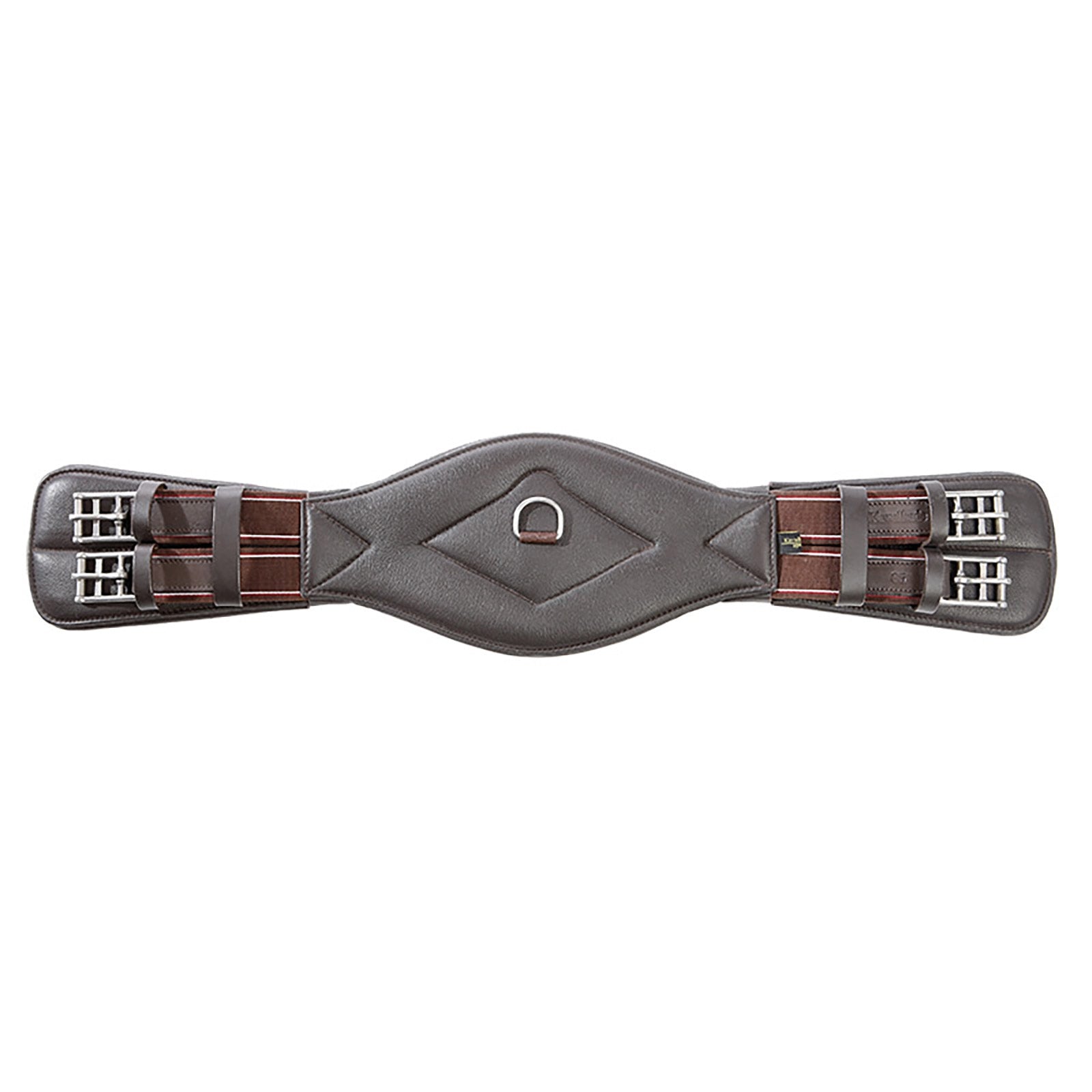 Kavalkade Comfort Soft Leather Dressage Girth with Elastic Saddles, Girths & Stirrups