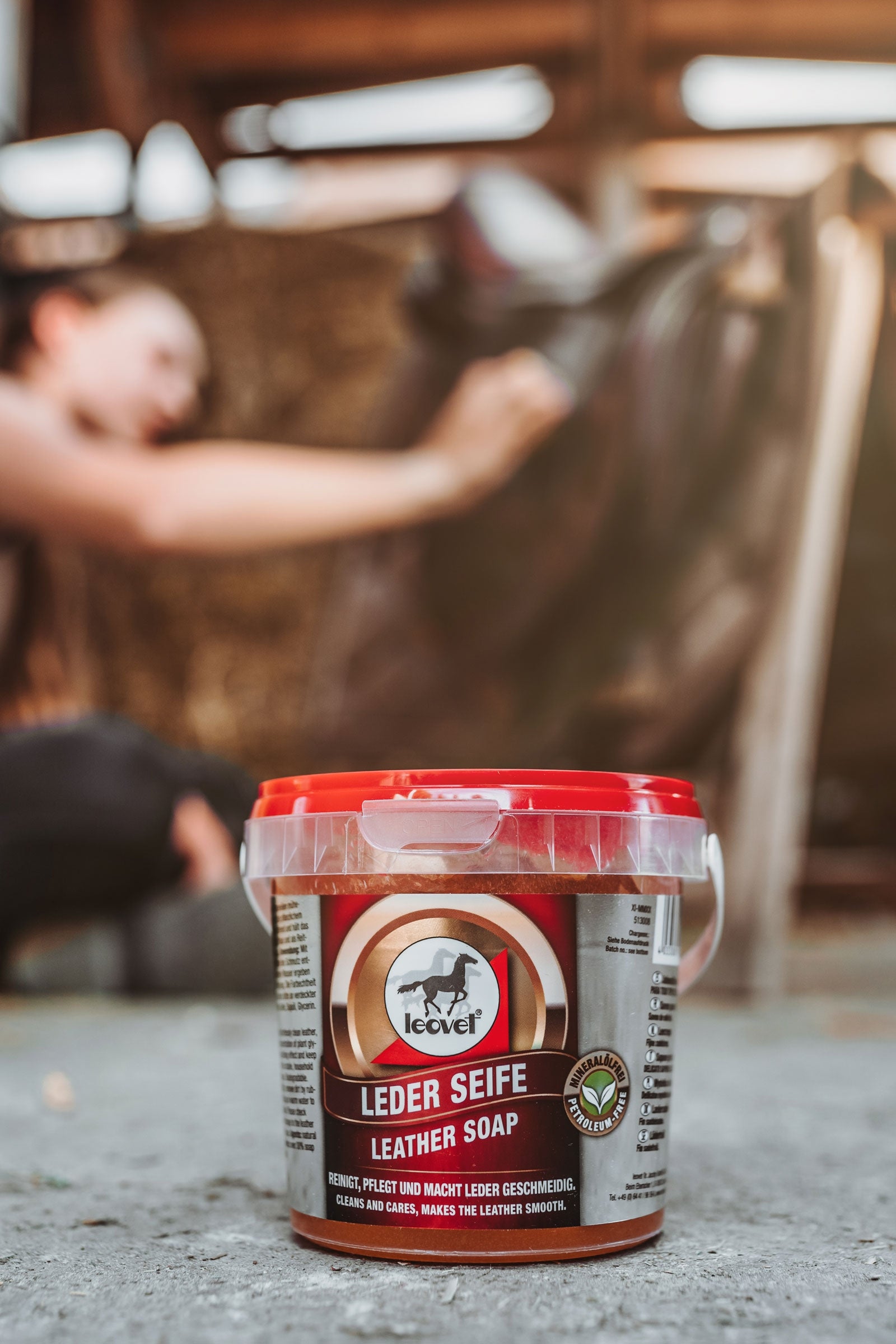 Leovet Leather Soap, 500g (450ml) Horse Health Care