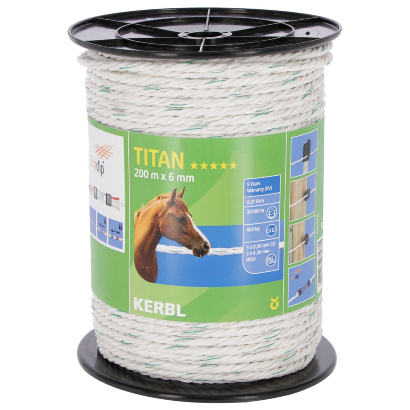 Farm Patrol Kerbl Titan Weidezaunseil (200m) Weidezaun