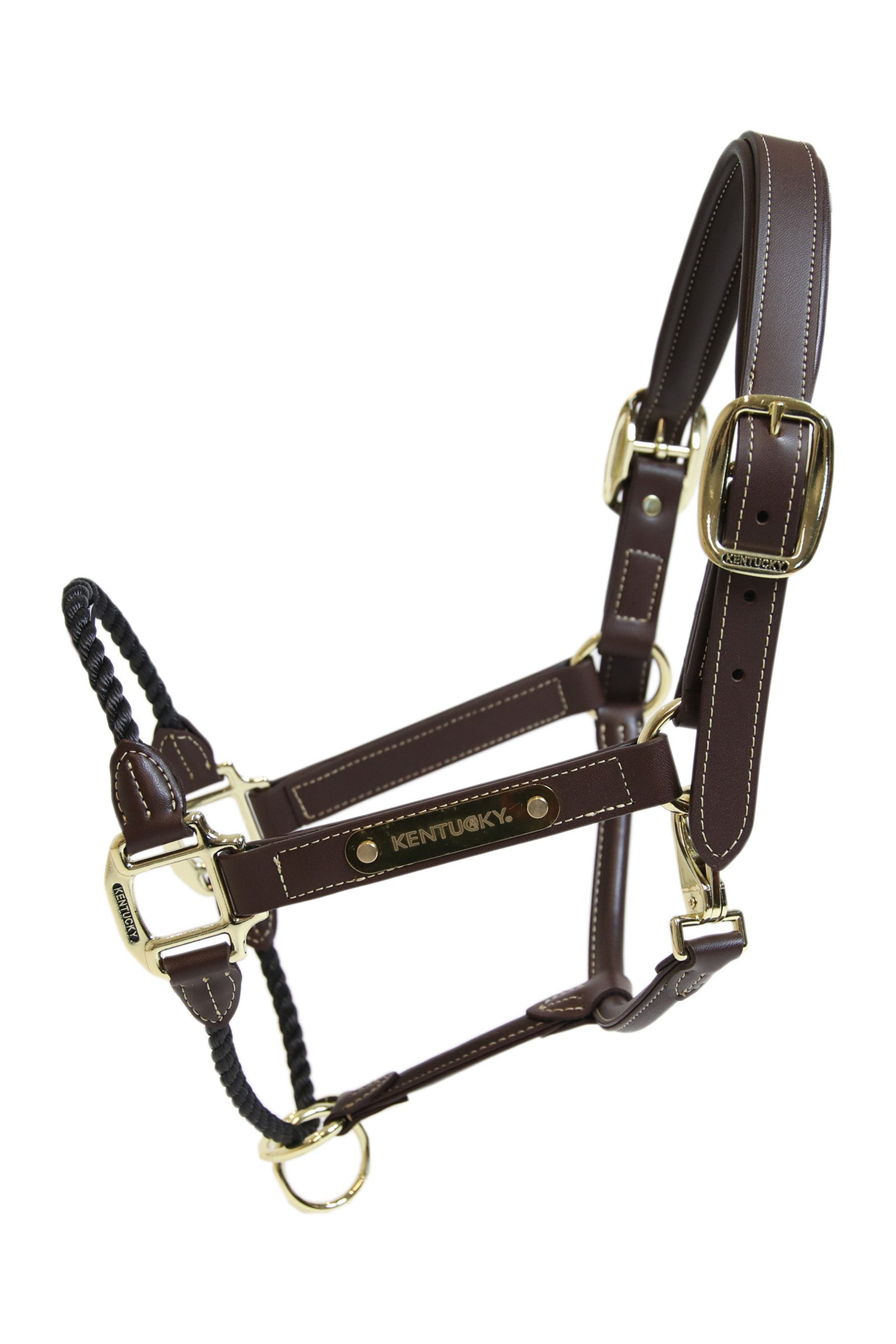 Kentucky Horsewear Leder Knotenhalfter Halfter & Stricke