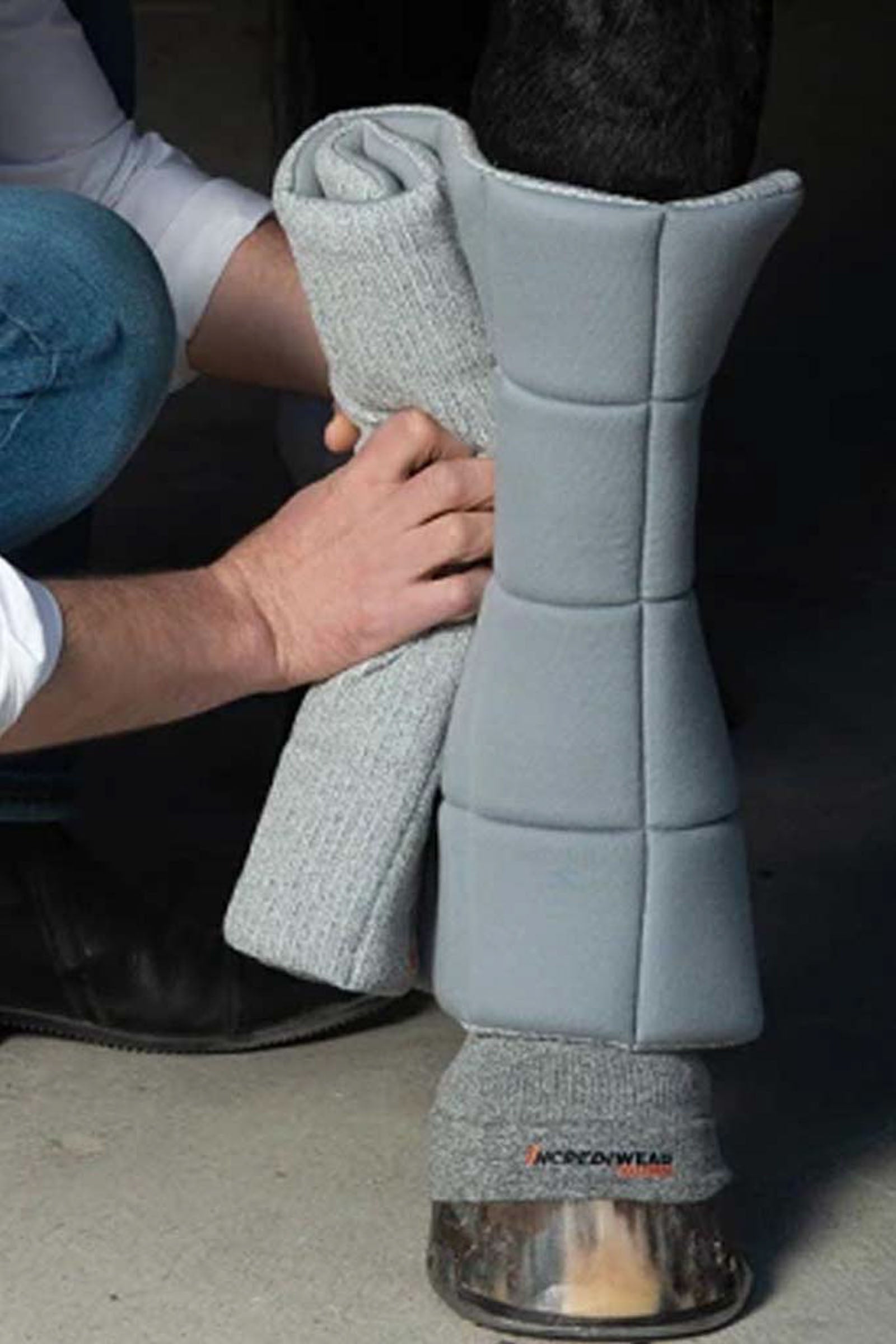 Incrediwear Equine Circulation Standing Wraps 36cm (Pair) Leg Protection & Hoof Protection for Horses