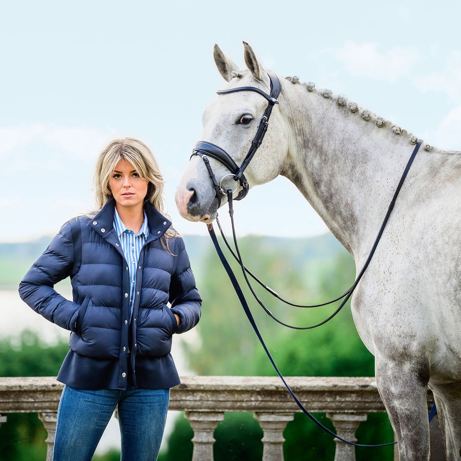 PS of Sweden Paisley Damenjacke Damen Reitbekleidung