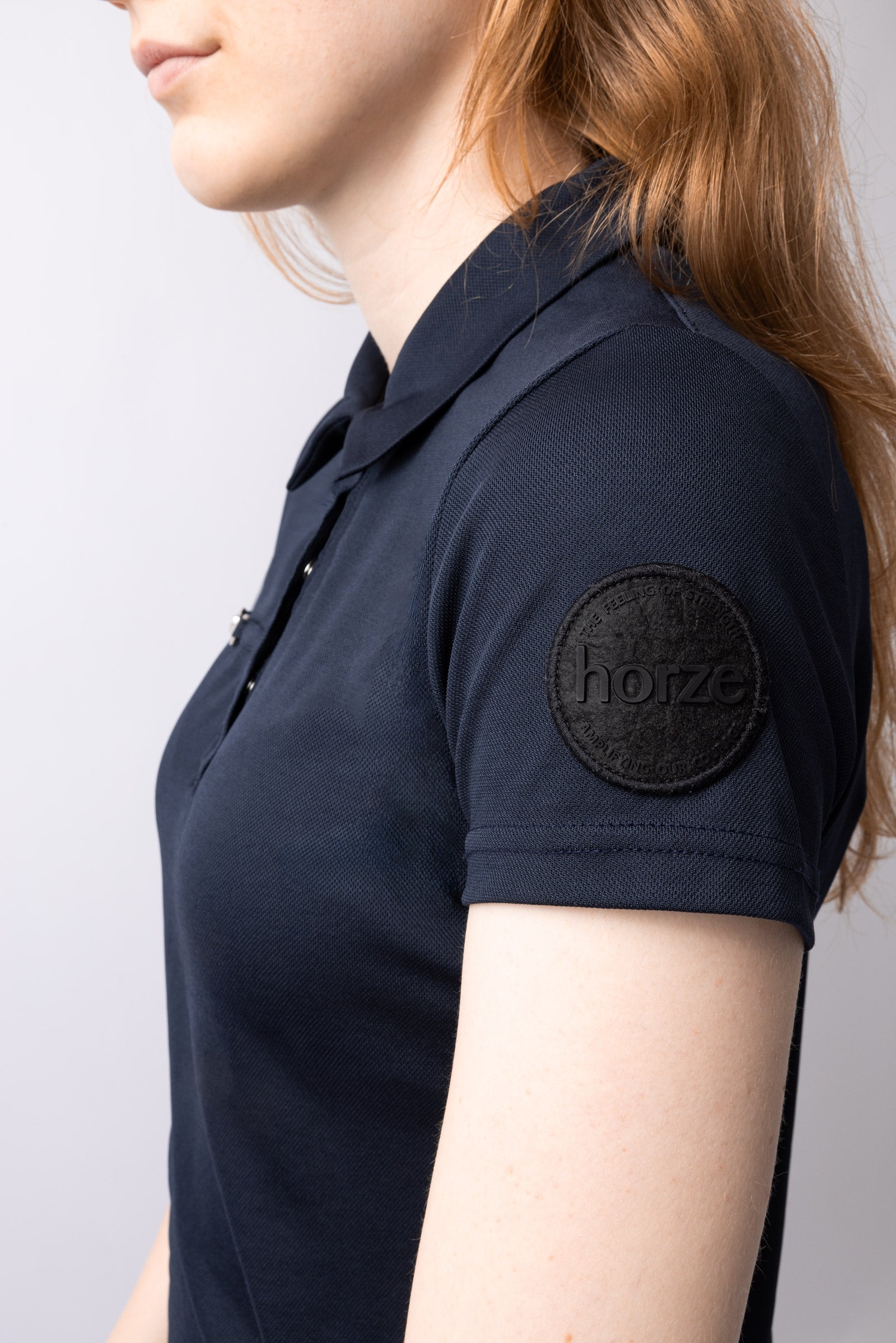 Horze Denise Women's Functional Short Sleeve Polo Shirt Women’s Riding Clothing