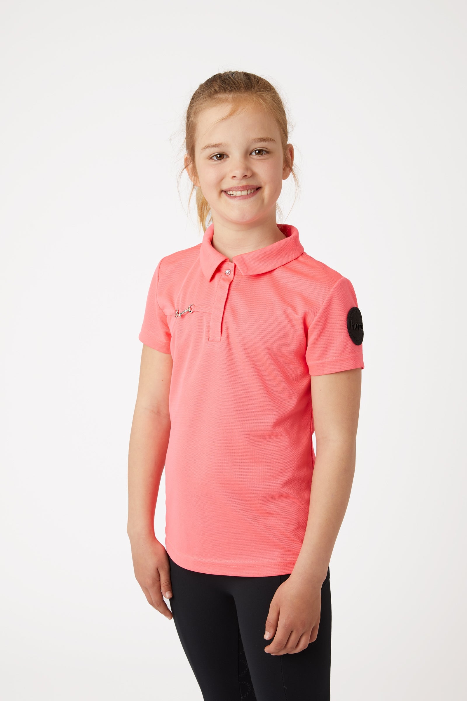 Horze Young Rider Denise Funktionspoloshirt Kinder Reitbekleidung