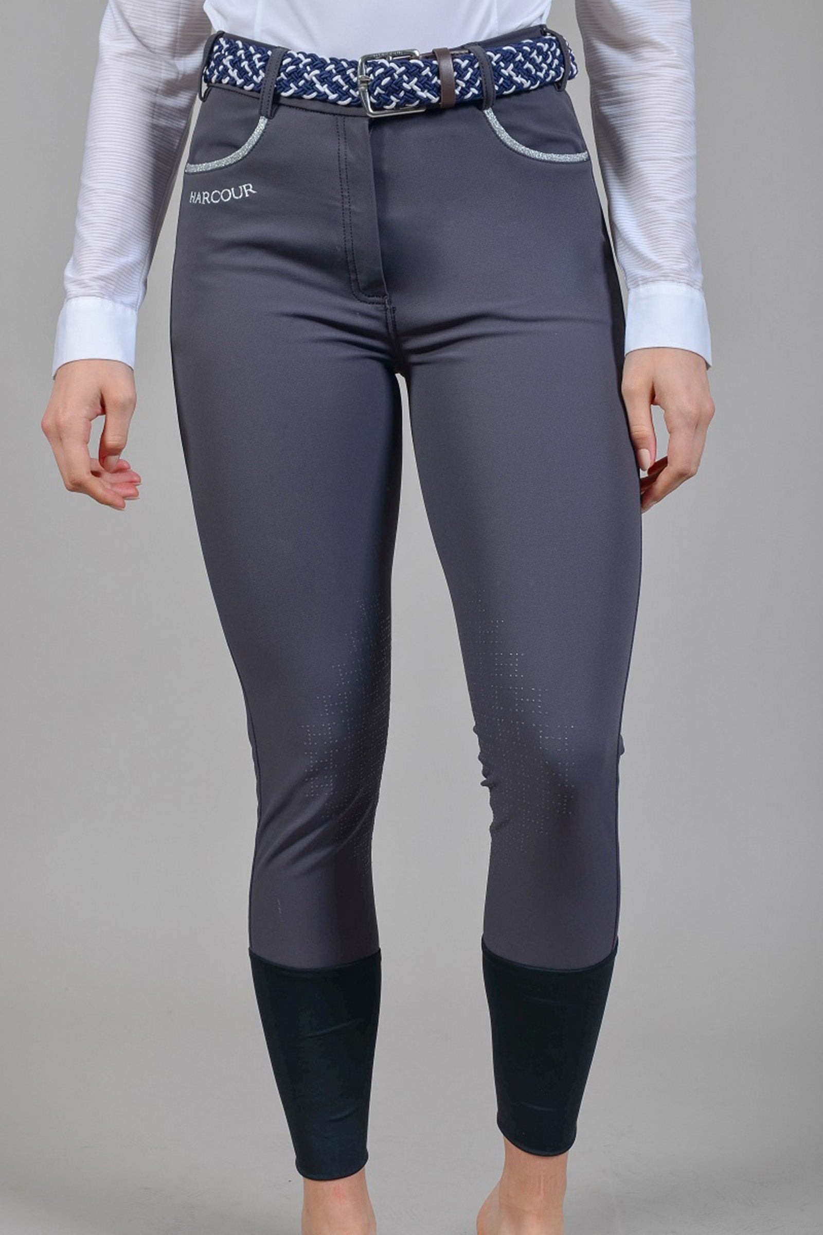 Harcour Jaltika Reithose mit Kniebesatz für Damen mit Fix Grip Womens Breeches