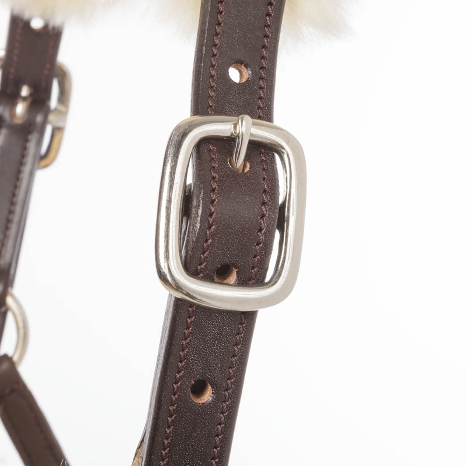 Kavalkade Marvellous Leather Halter with Sheepskin Halters & Leads