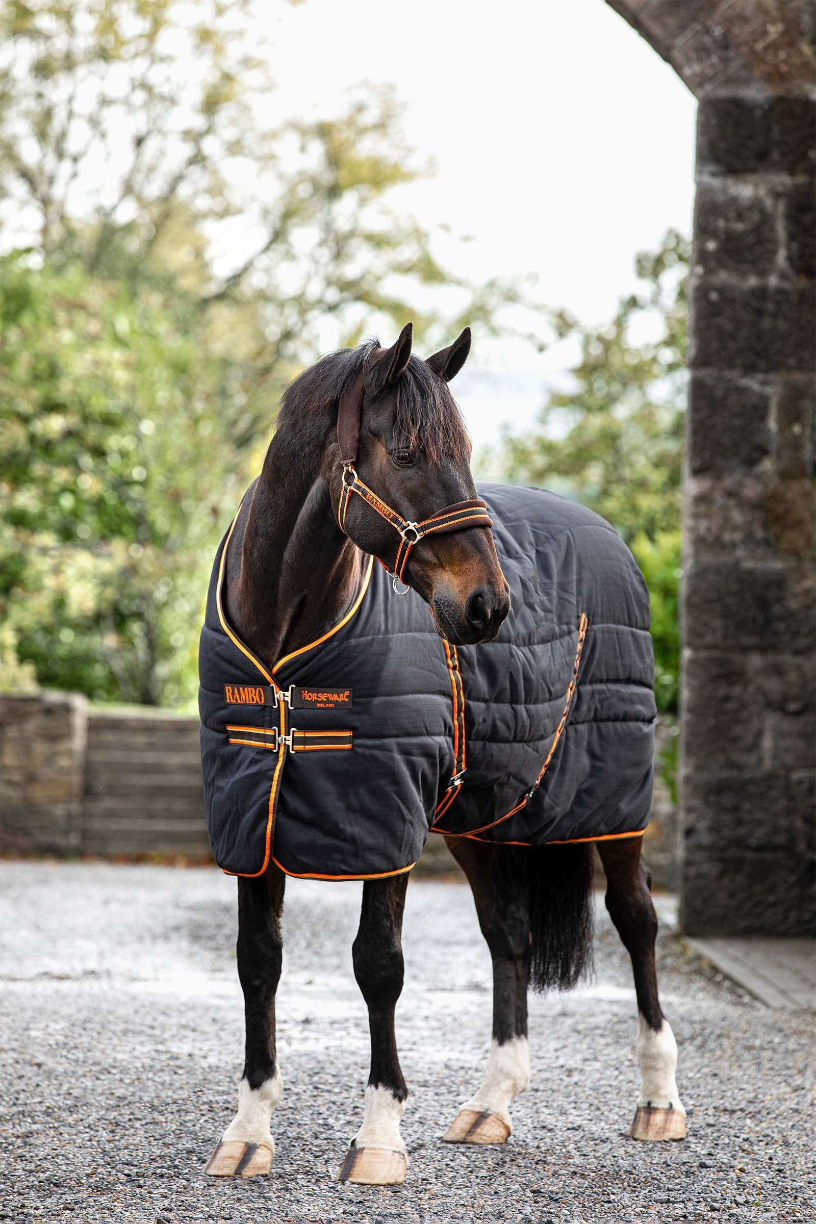 Horseware Rambo Stalldecke Geprägtes Innenfutter, 200g Pferdedecken