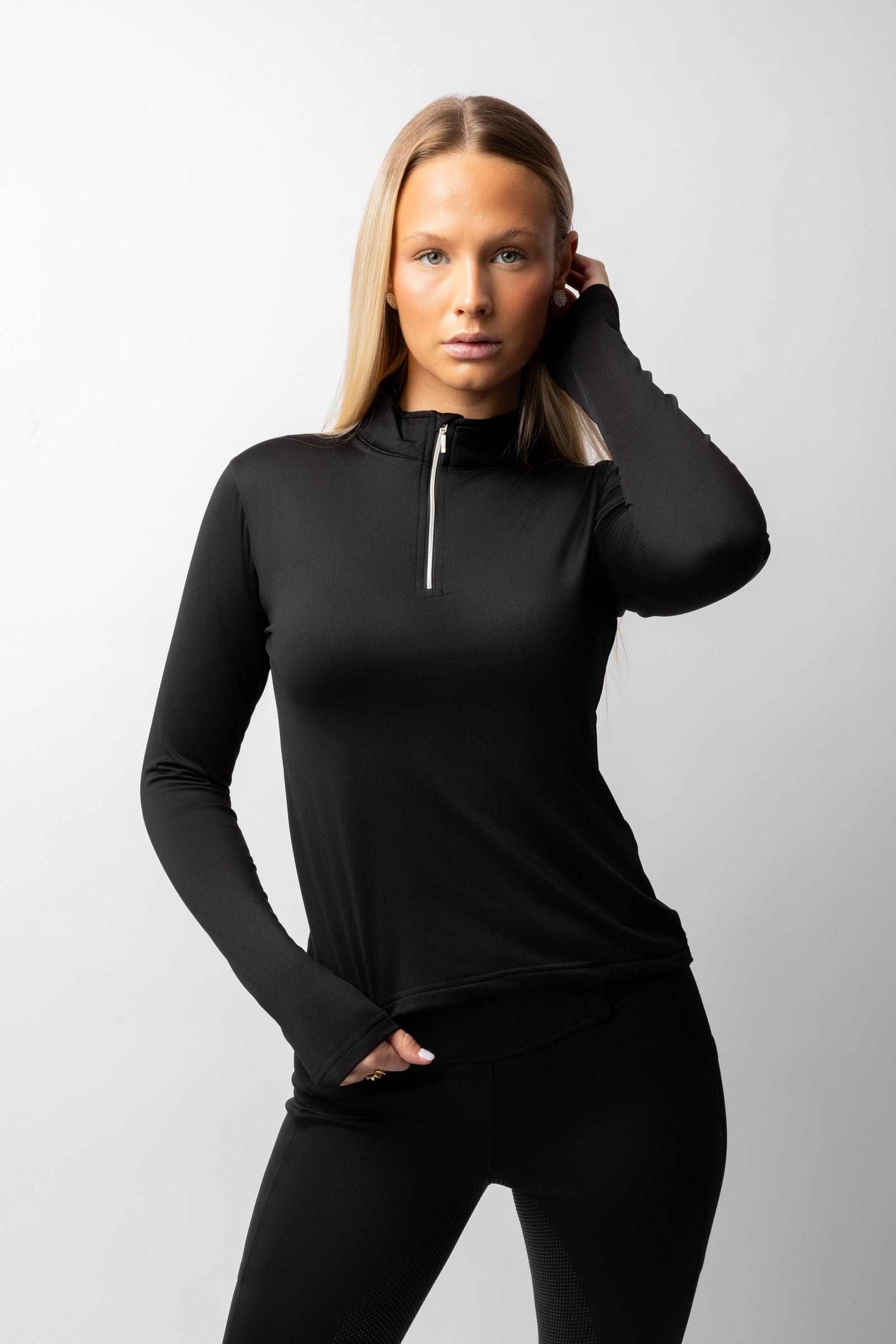 Horze Luminox Damen Funktionsshirt mit langen Ärmeln Damen Reitbekleidung