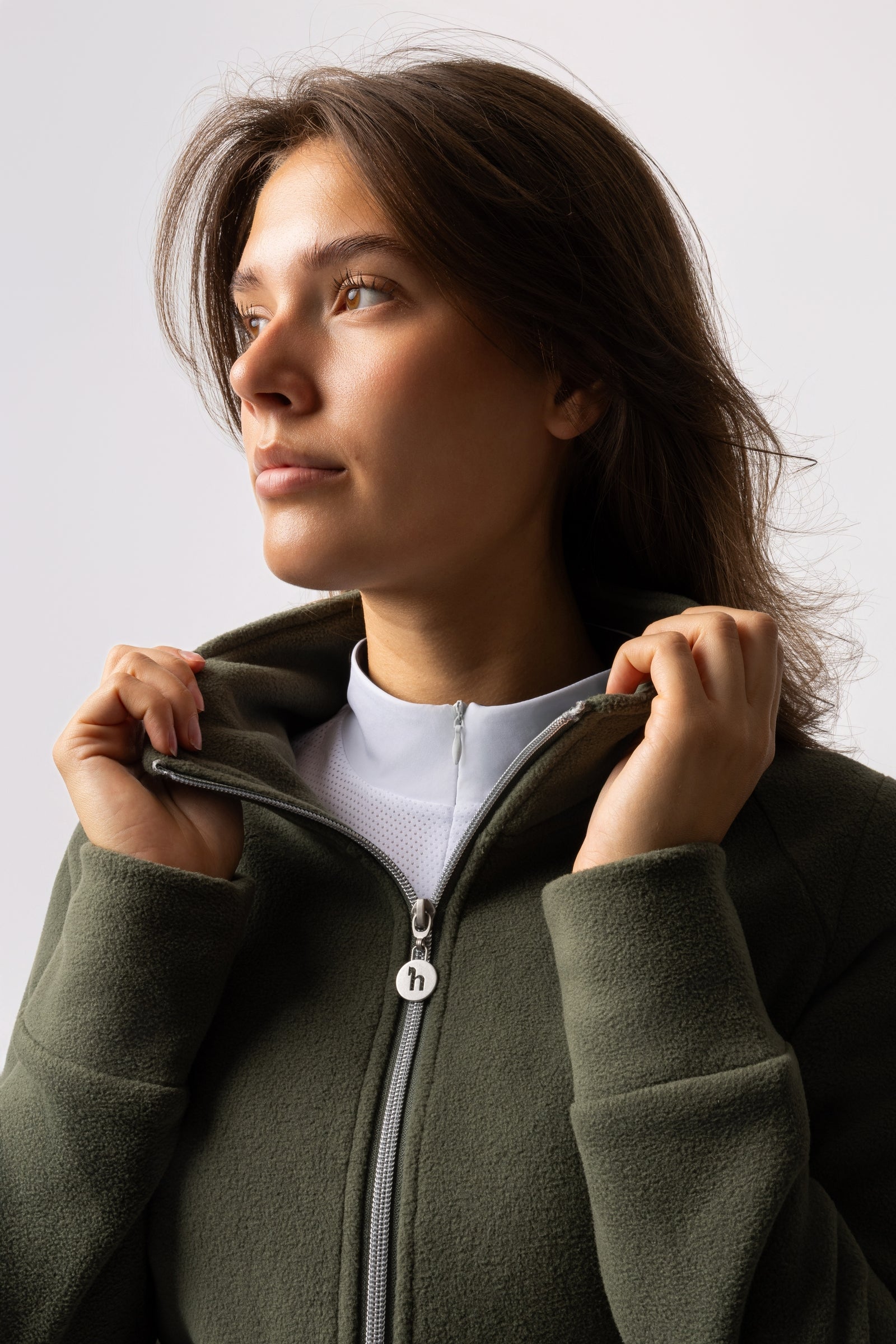 Horze Ellie Women's Fleece Riding Riding Jacket Women’s Riding Clothing